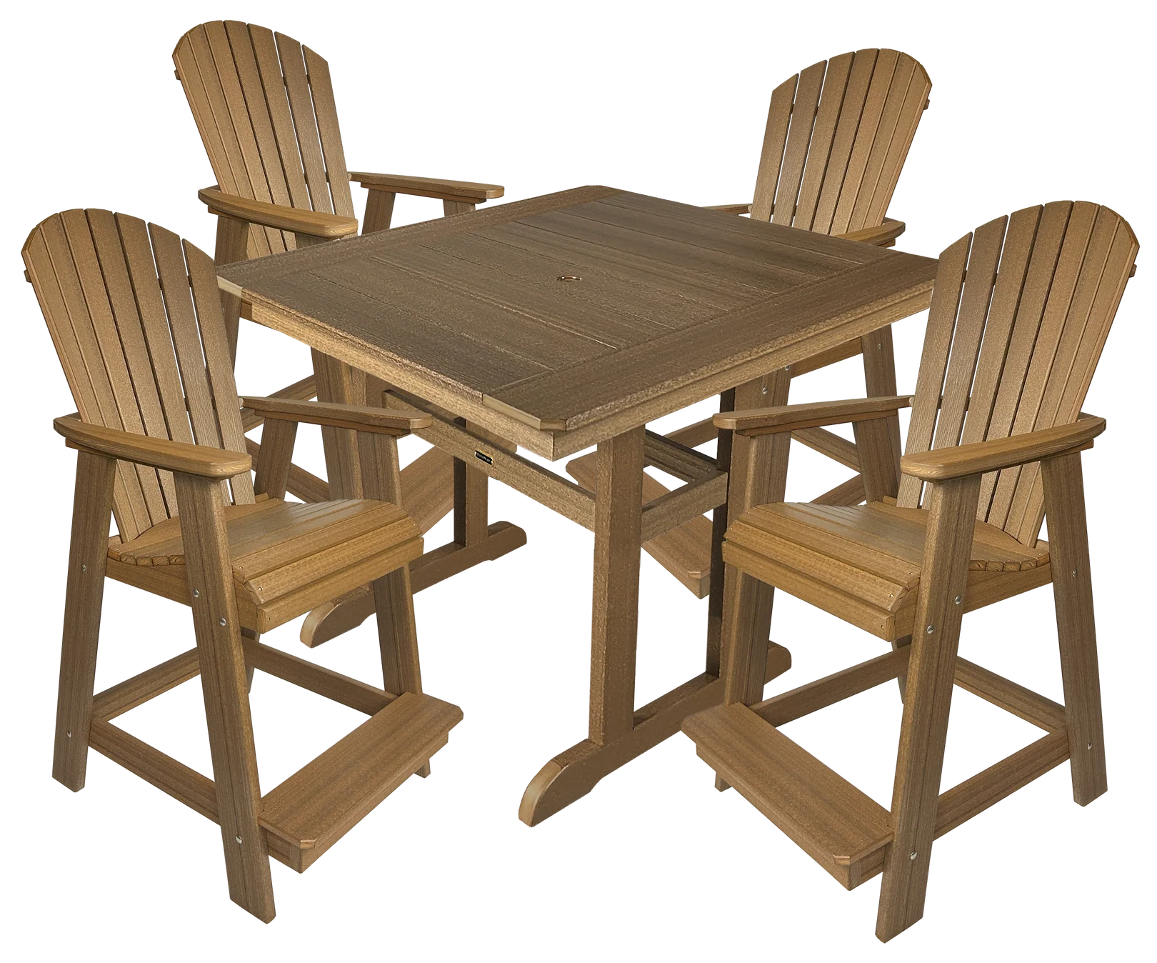 5-Piece Oceanview Adirondack Counter Set