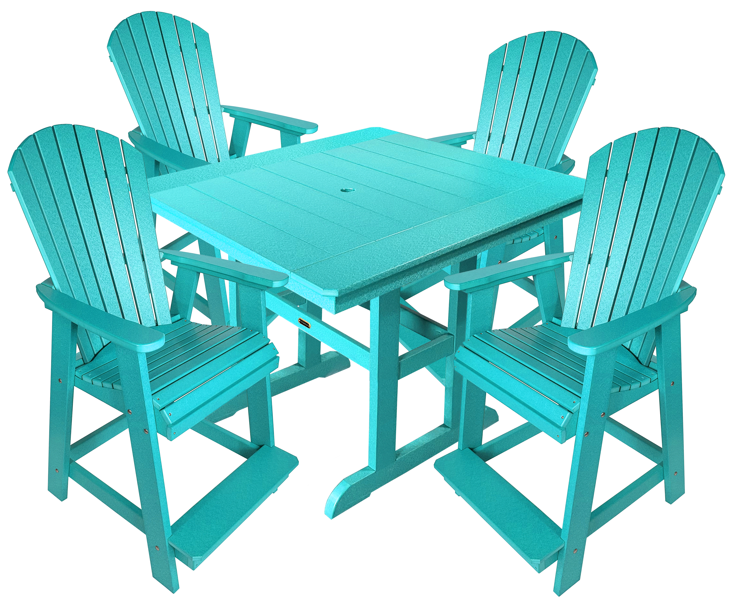 5-Piece Oceanview Adirondack Counter Set