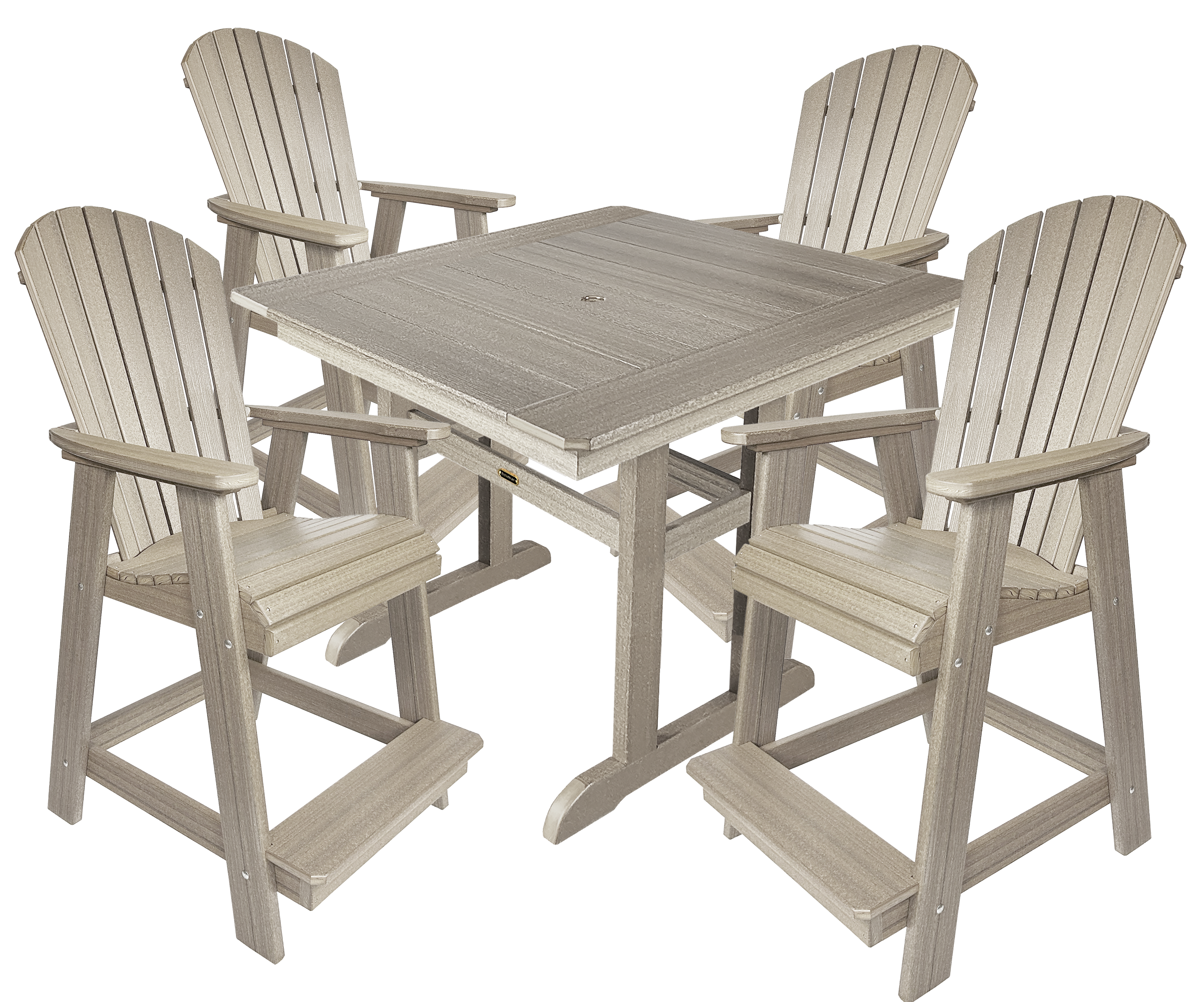 5-Piece Oceanview Adirondack Counter Set