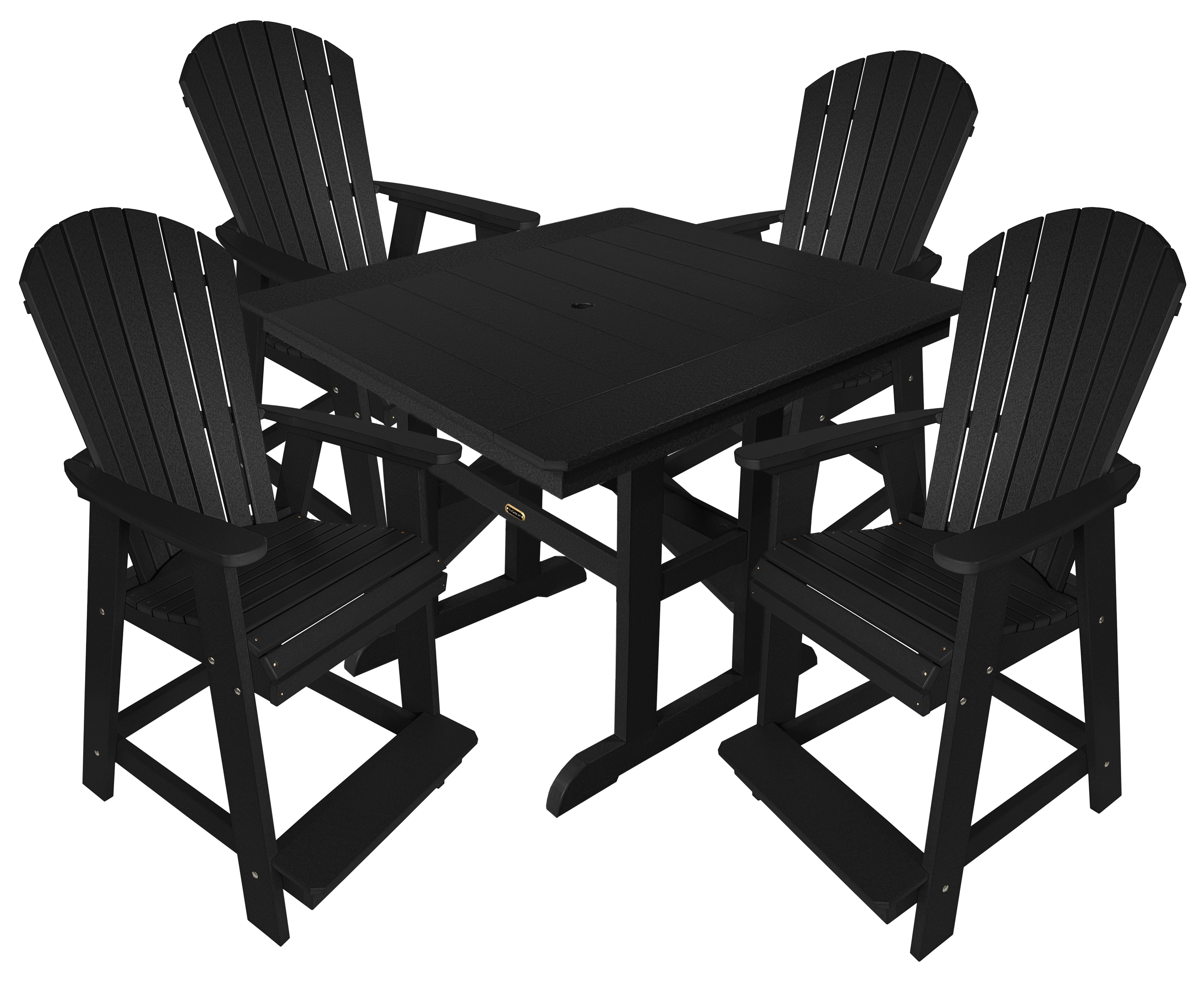 5-Piece Oceanview Adirondack Counter Set