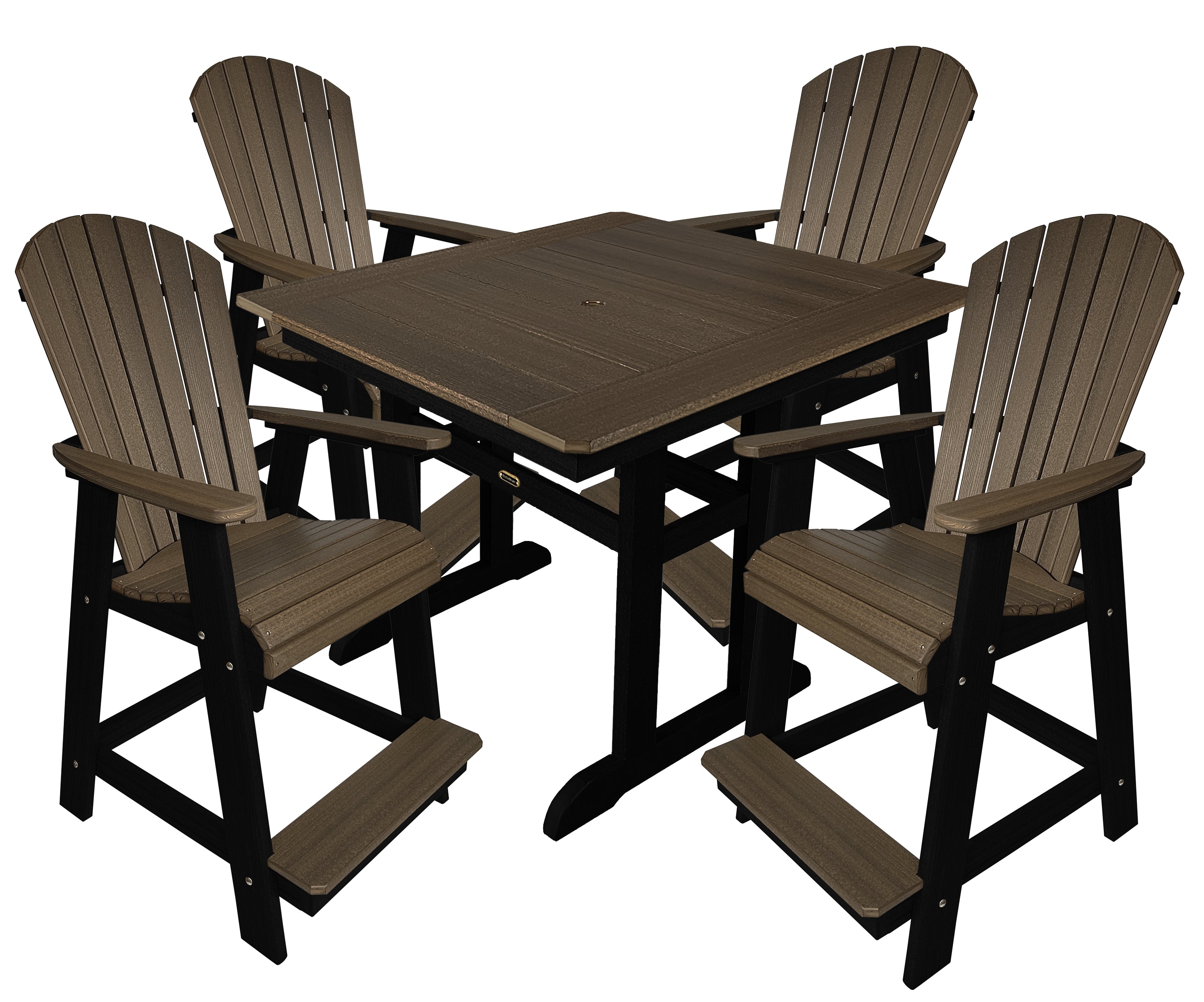 5-Piece Oceanview Adirondack Counter Set
