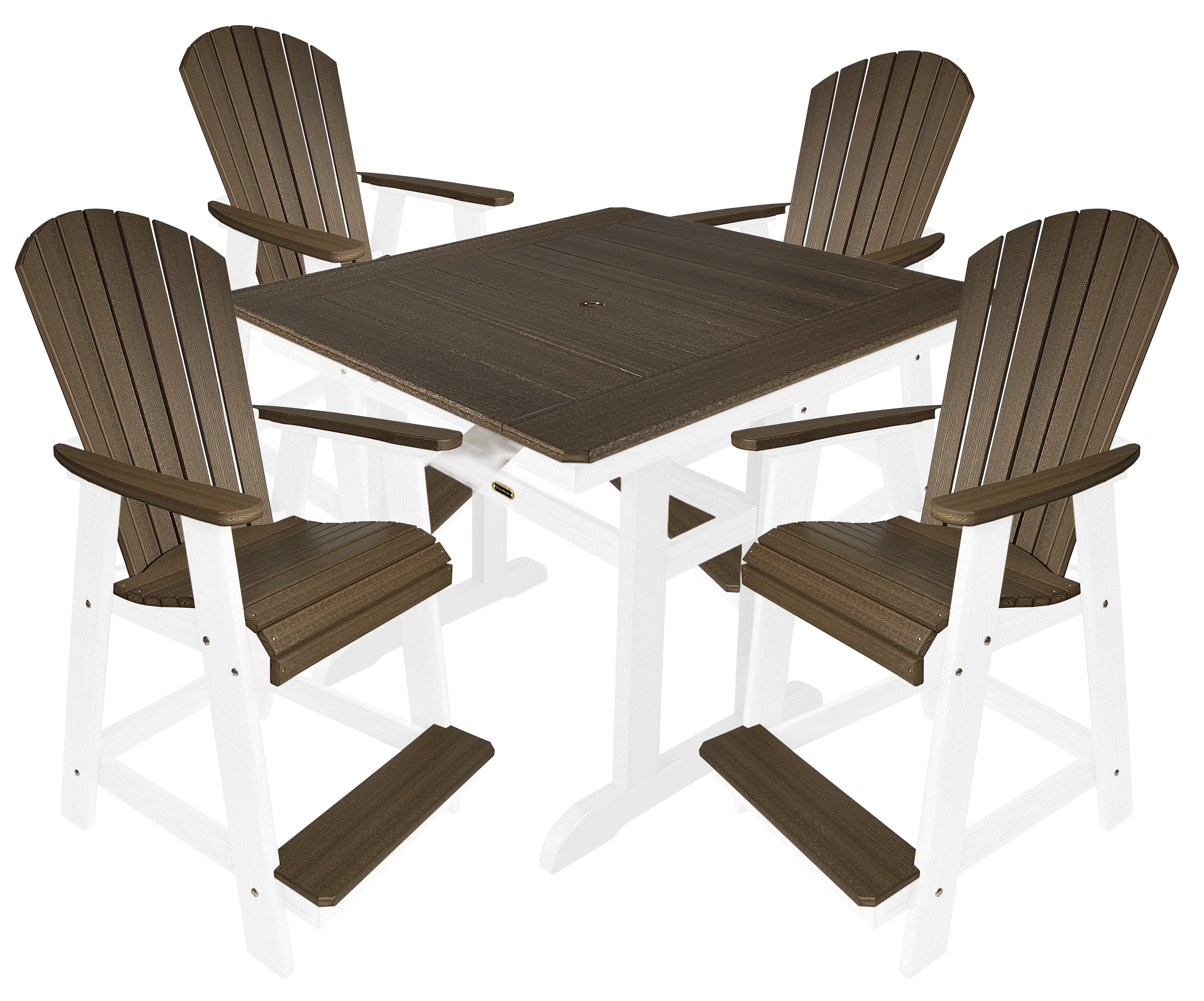 5-Piece Oceanview Adirondack Counter Set