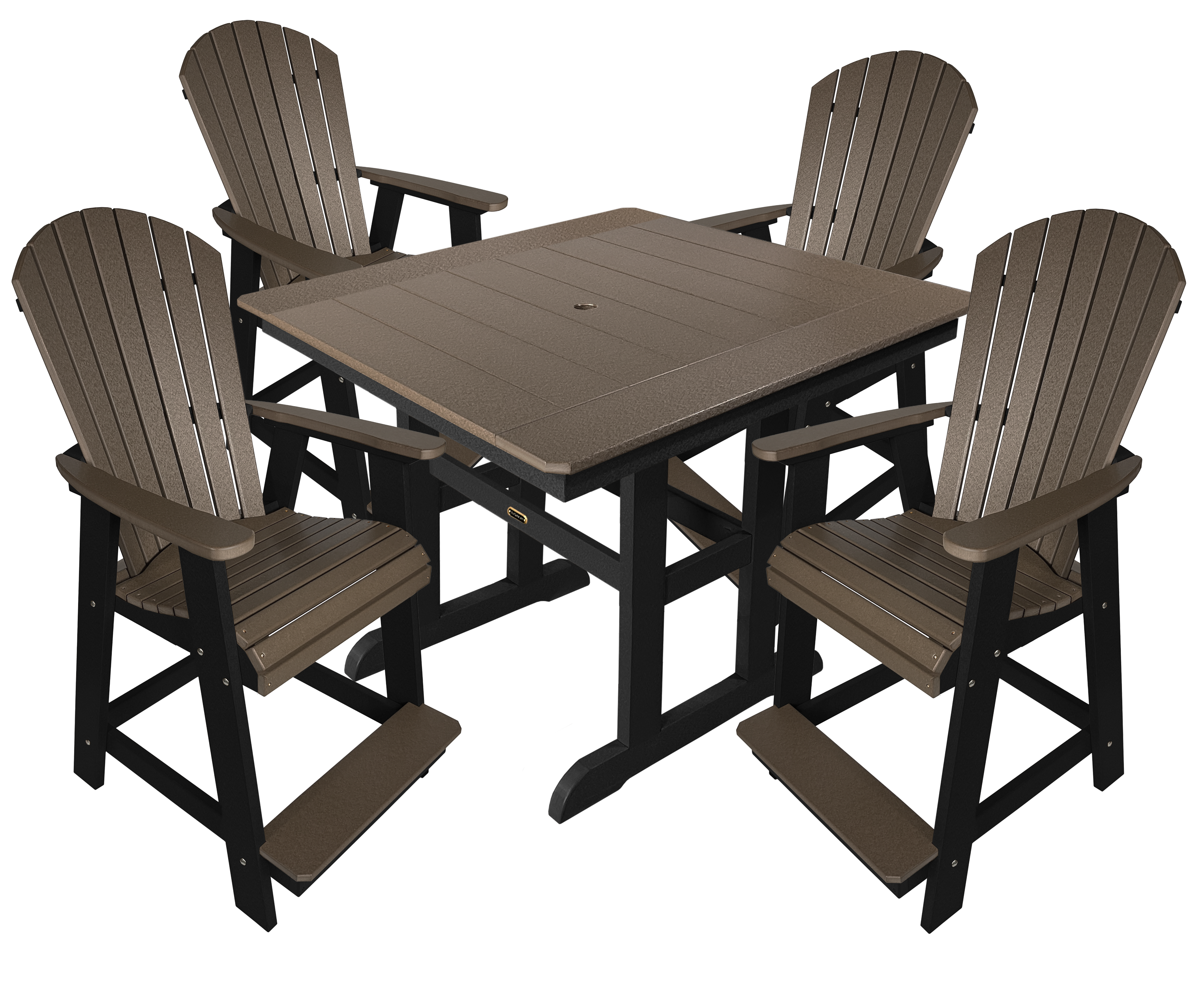 5-Piece Oceanview Adirondack Counter Set