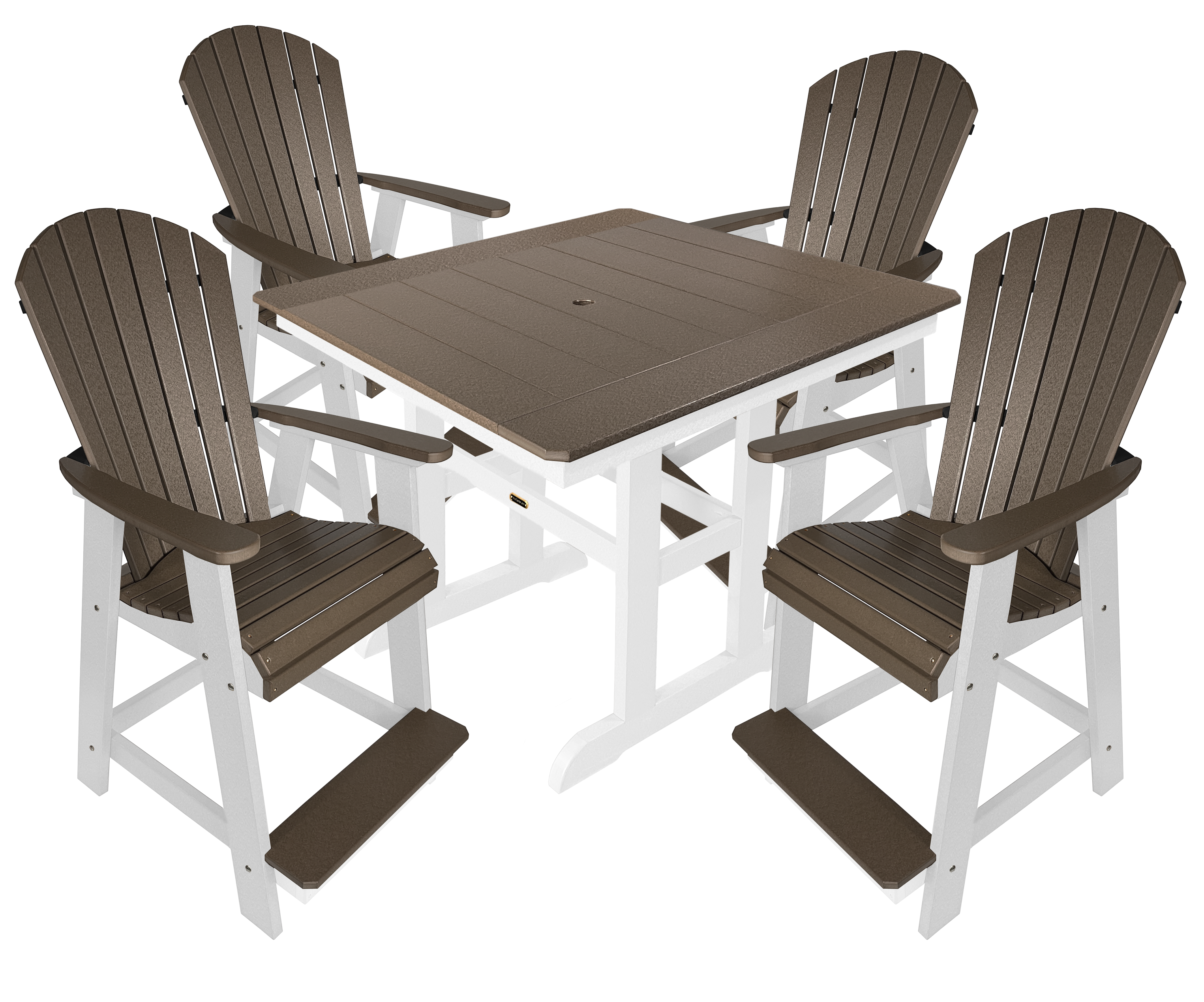 5-Piece Oceanview Adirondack Counter Set