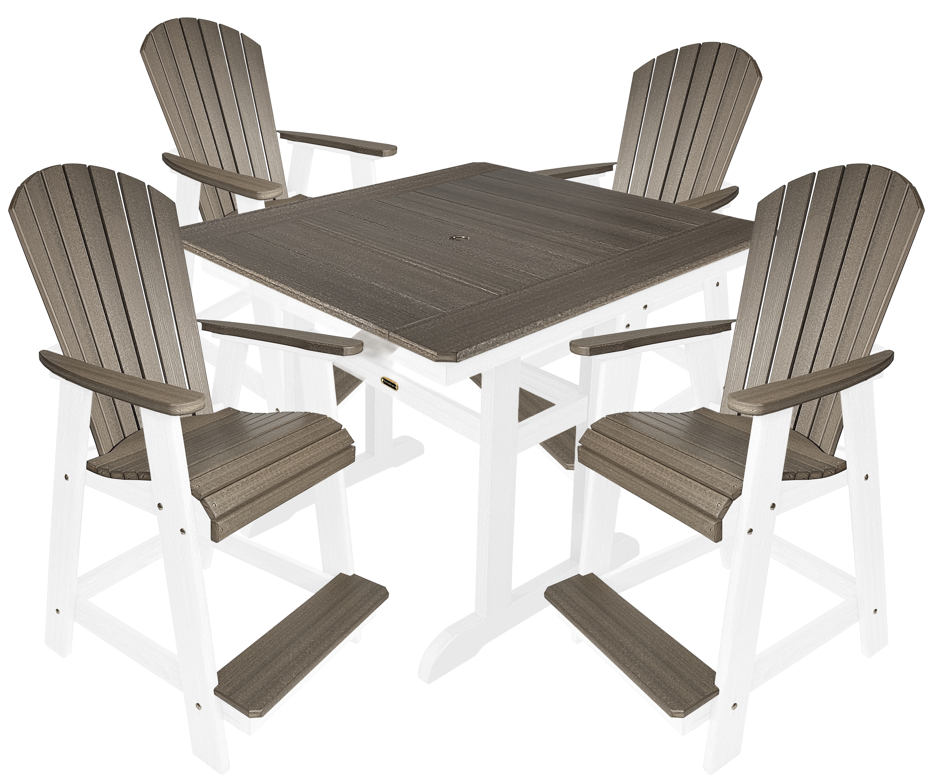 5-Piece Oceanview Adirondack Counter Set