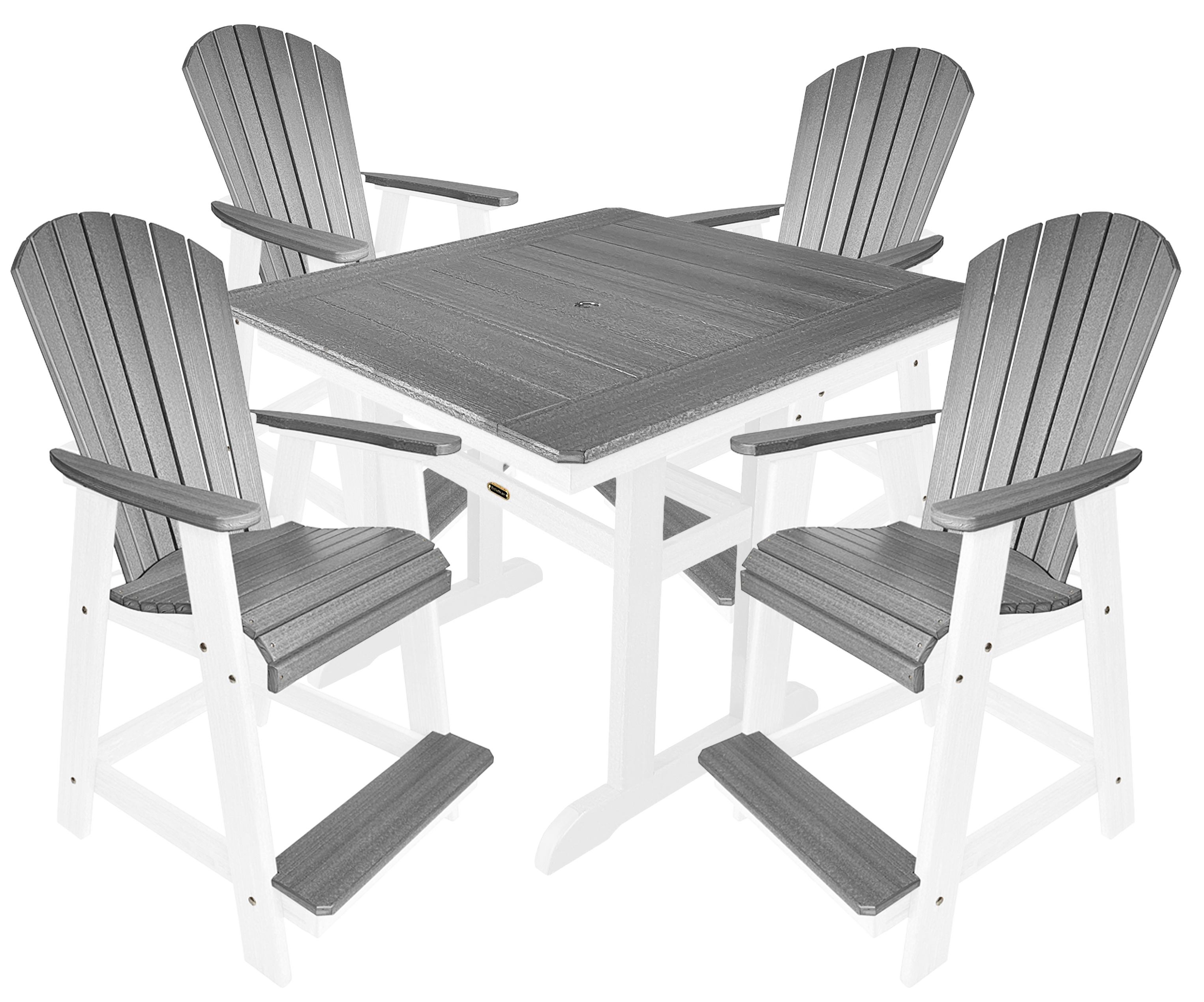 5-Piece Oceanview Adirondack Counter Set