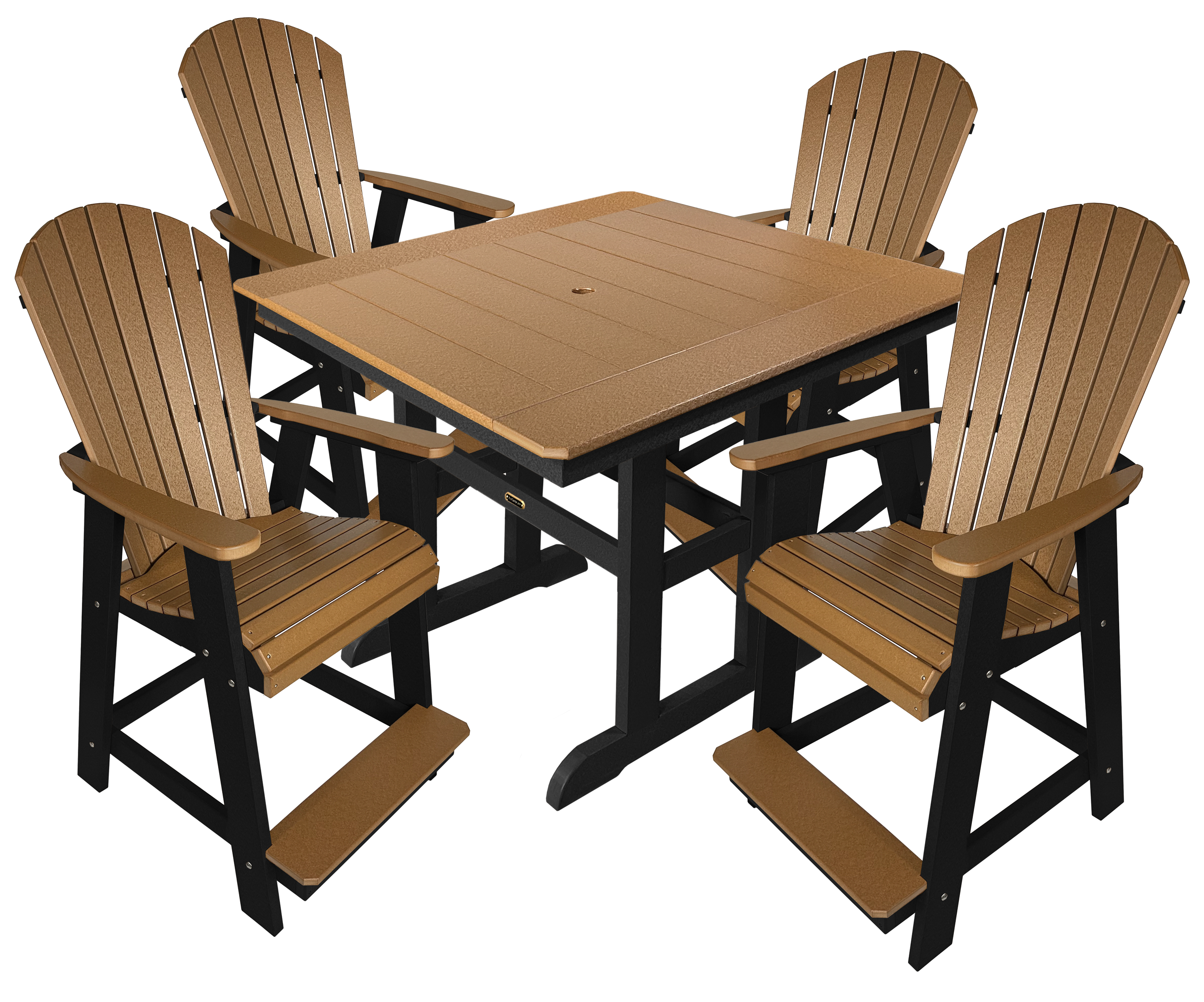 5-Piece Oceanview Adirondack Counter Set
