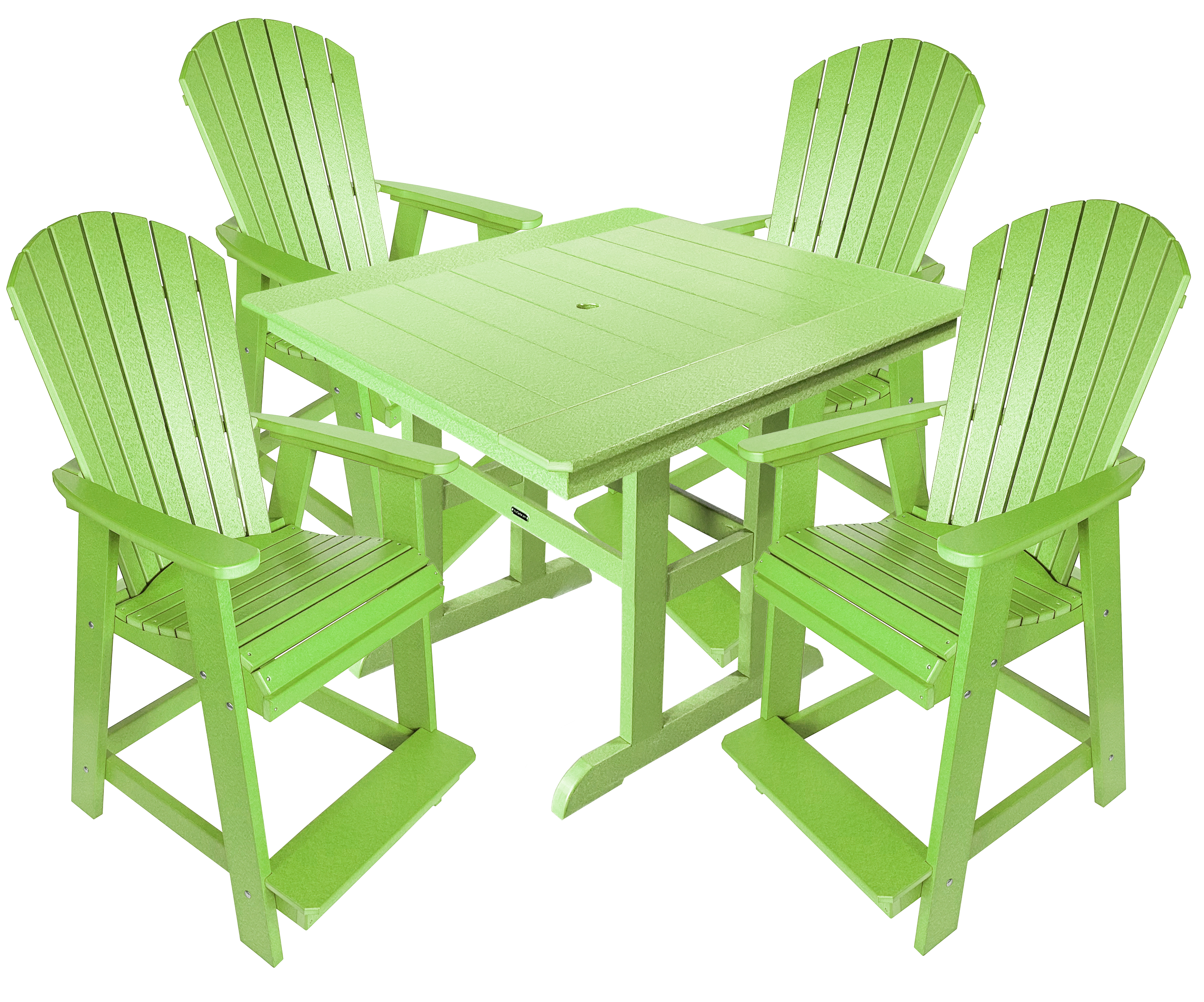 5-Piece Oceanview Adirondack Counter Set