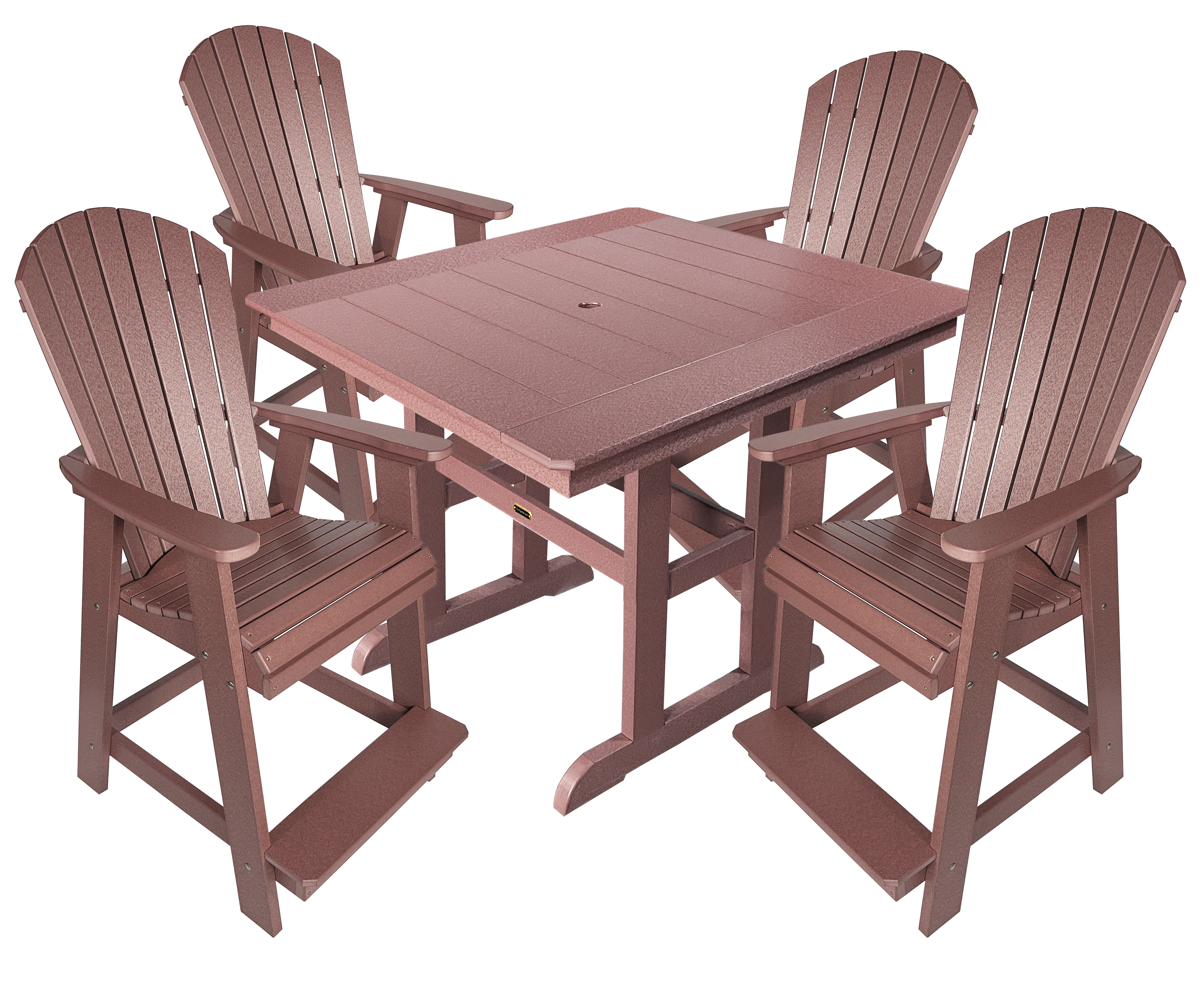 5-Piece Oceanview Adirondack Counter Set
