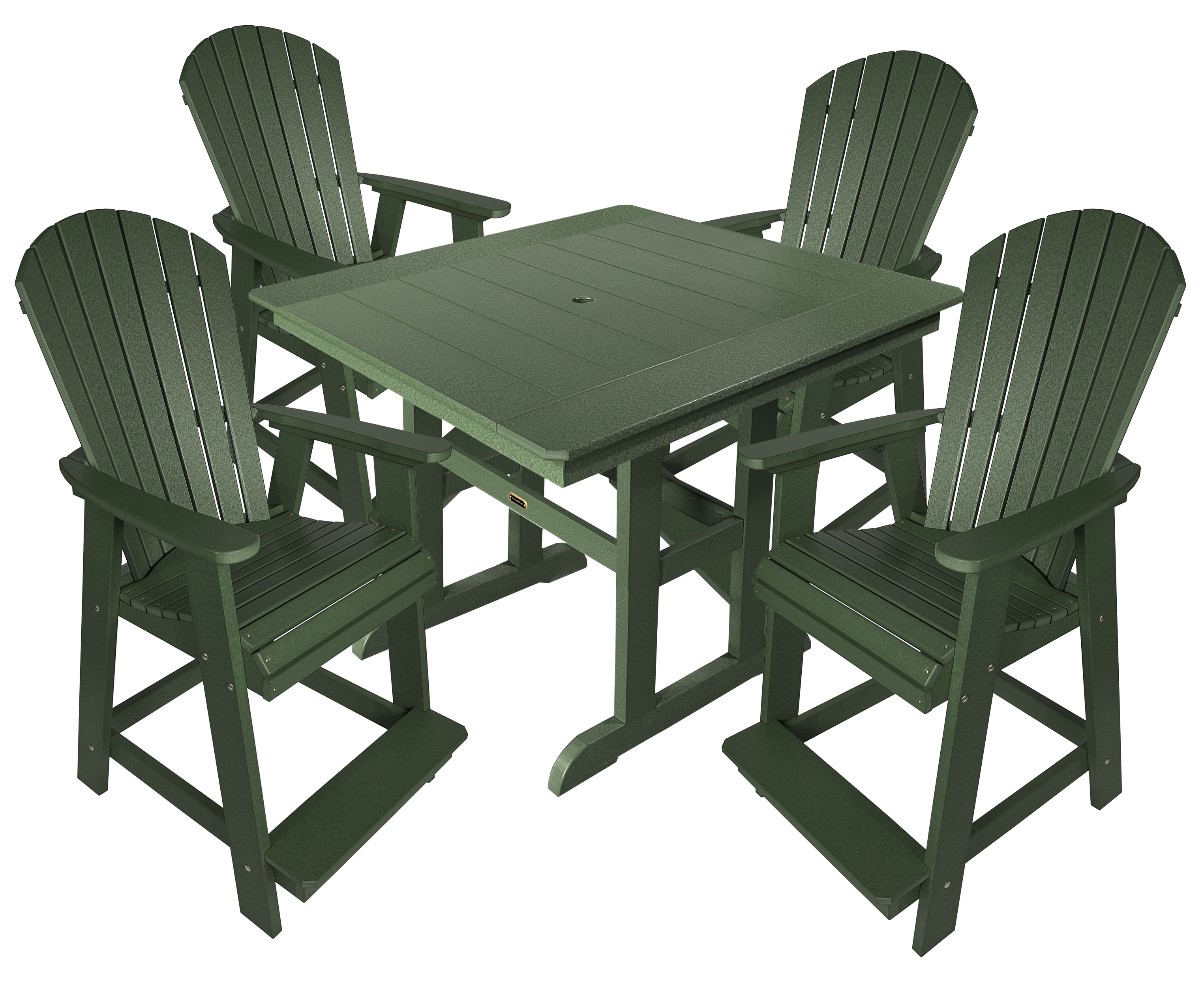 5-Piece Oceanview Adirondack Counter Set