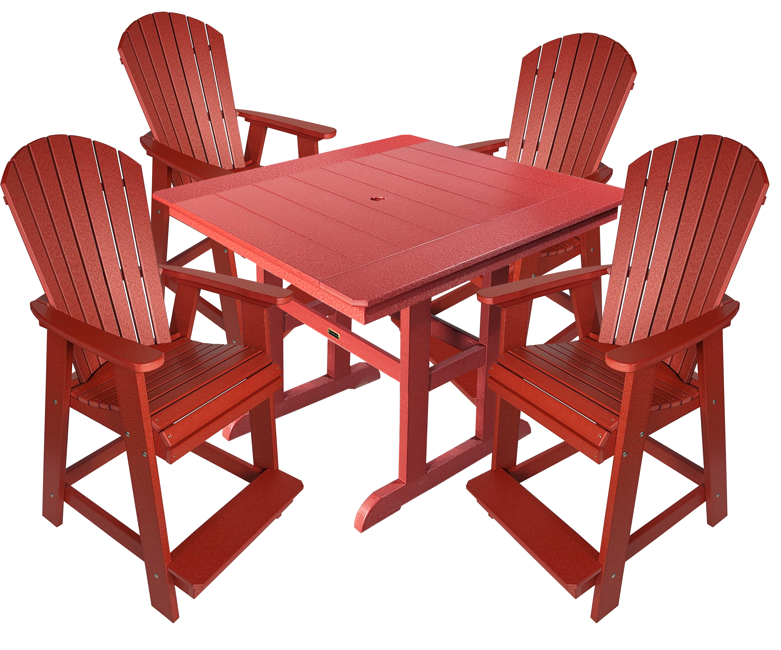 5-Piece Oceanview Adirondack Counter Set