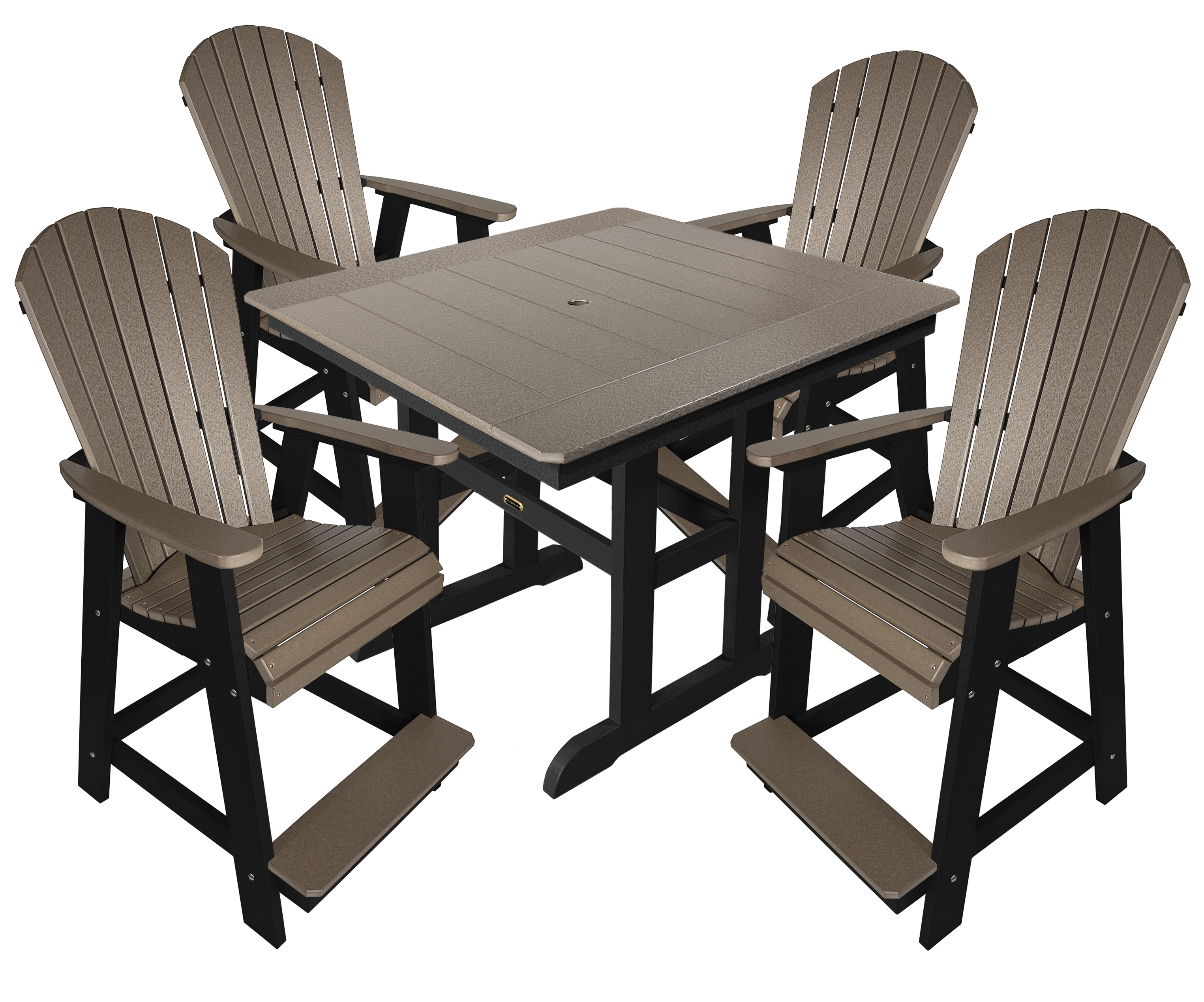 5-Piece Oceanview Adirondack Counter Set