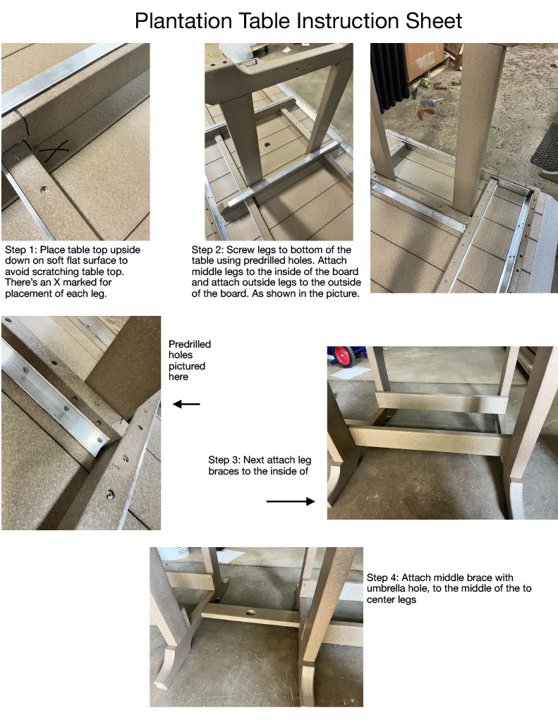 7-Piece Lakeside Adirondack Dining Set