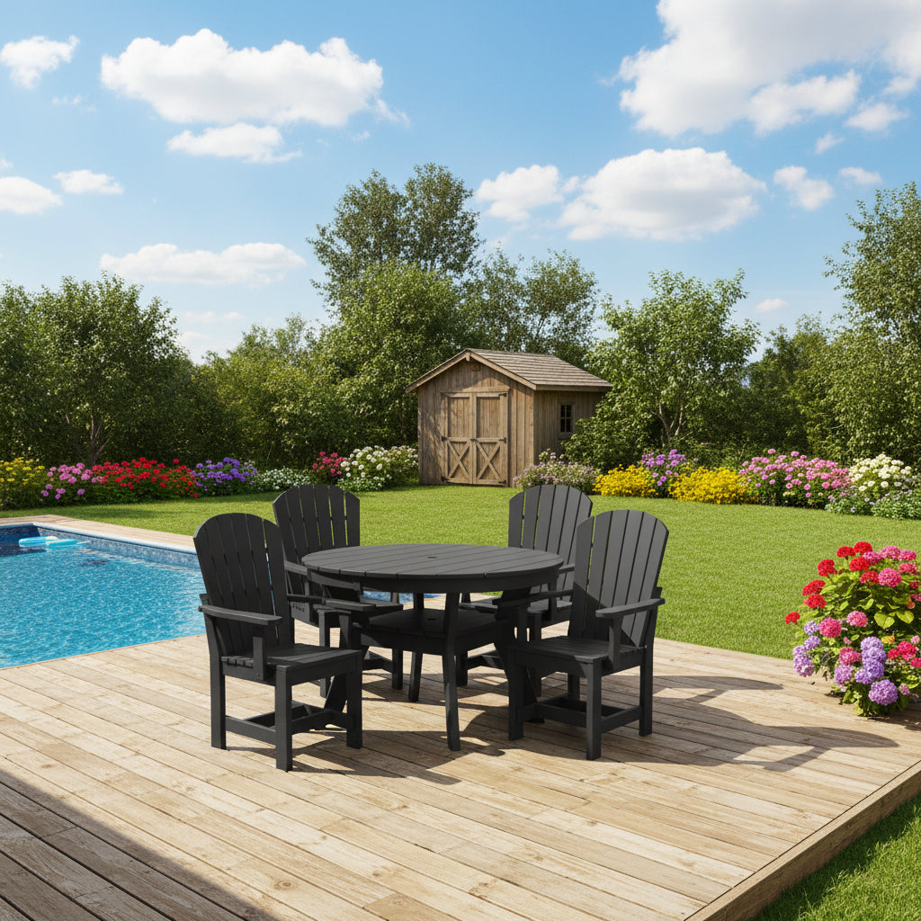 5-Piece Appleton Dining Set (All Arm Chairs)