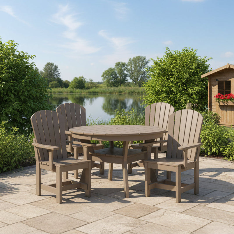 5-Piece Appleton Dining Set (All Arm Chairs)