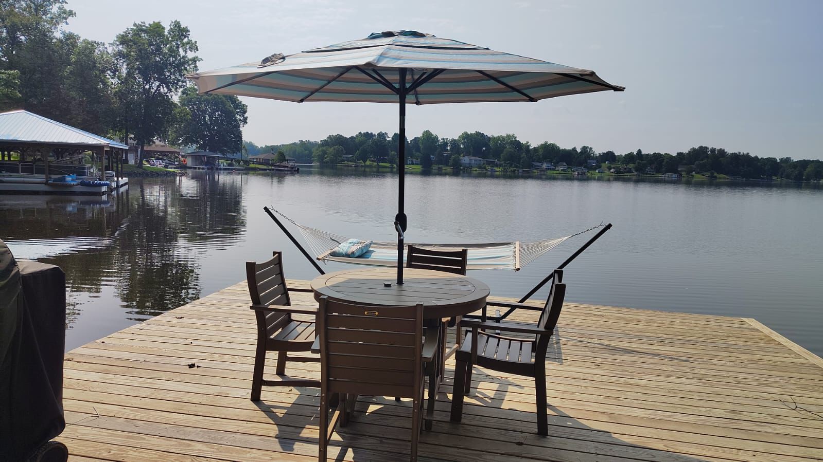 Hammock with Detachable Pillow in Sunbrella Fabrics