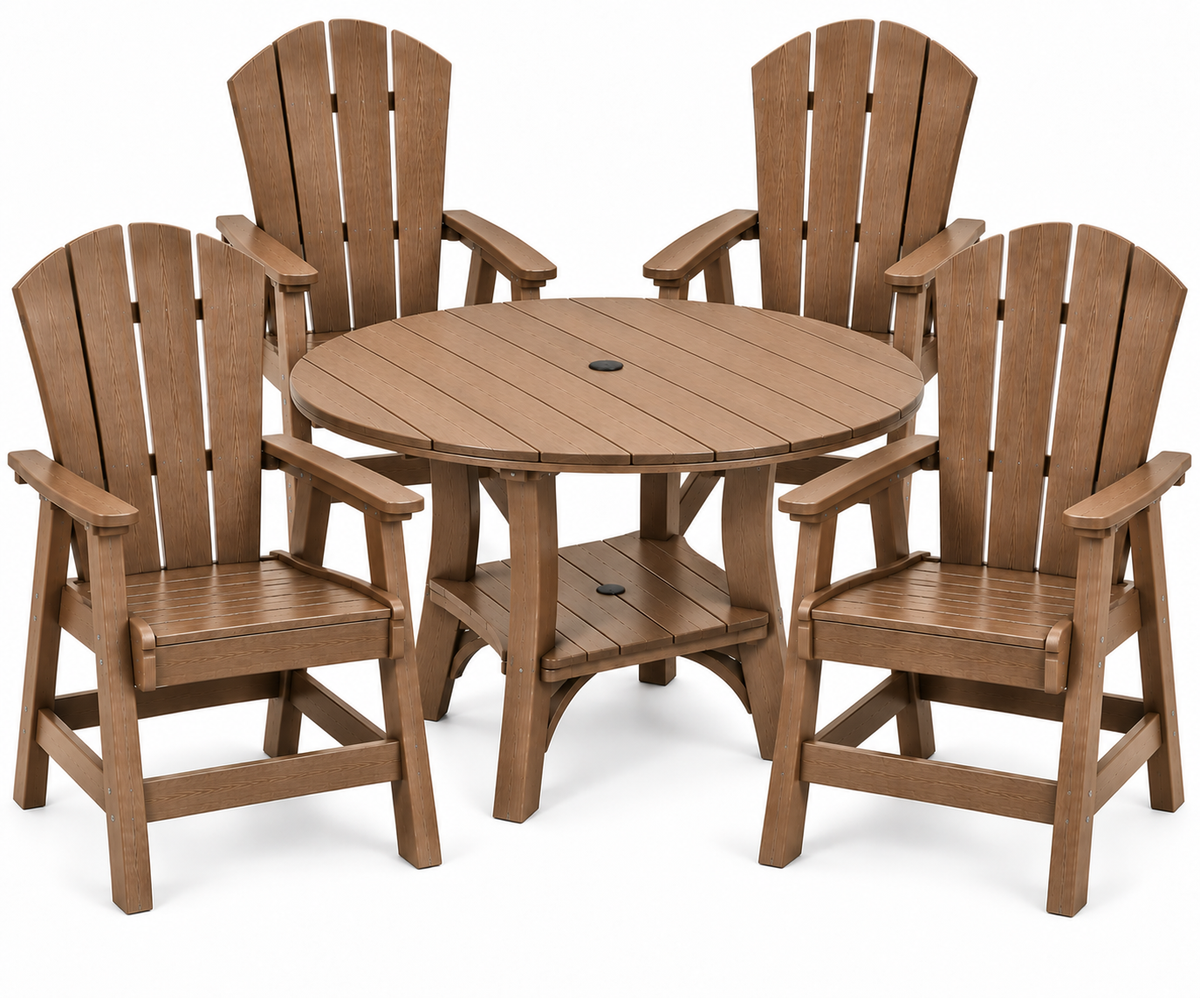 5-Piece Haven 43" Round Dining Set