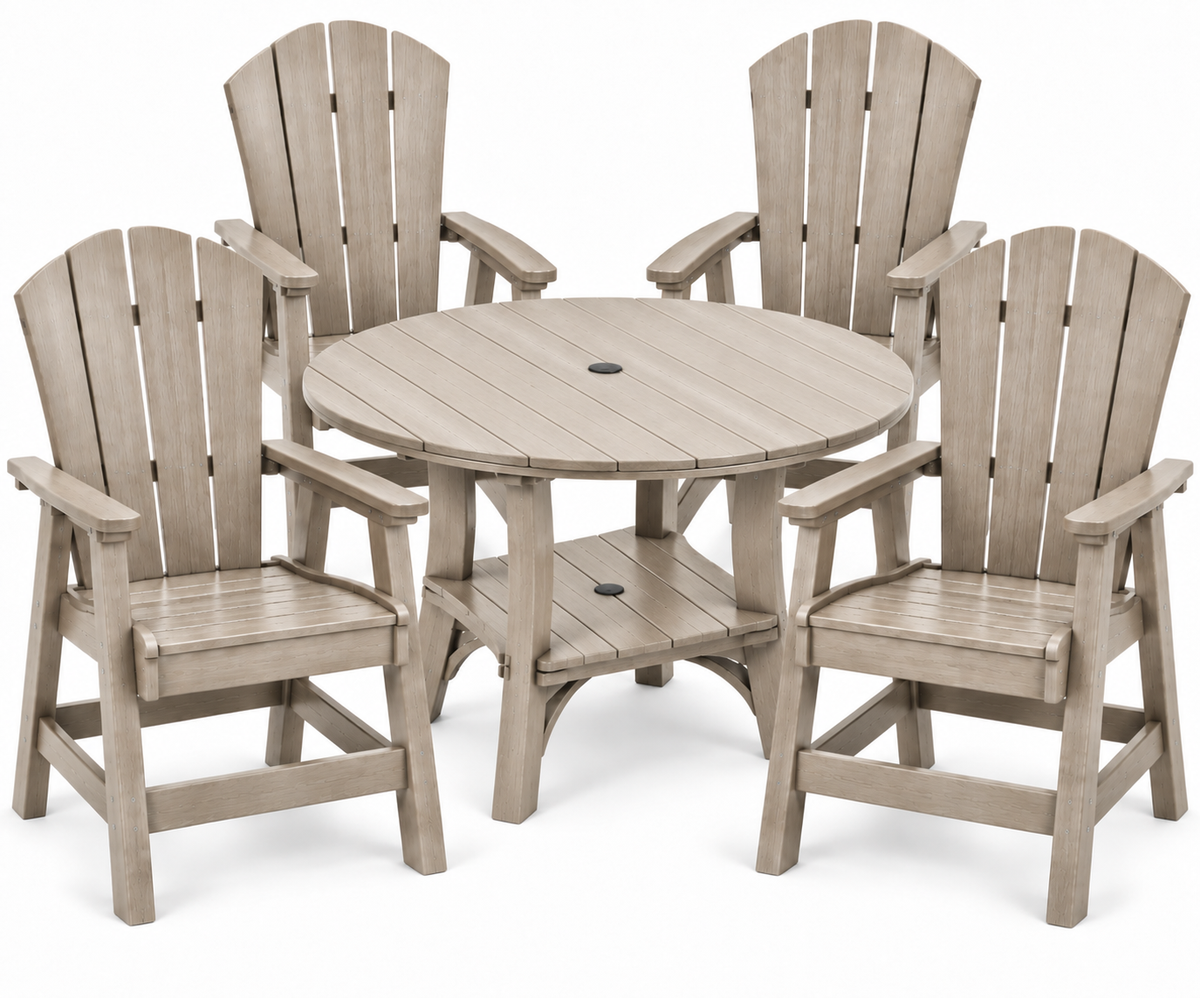 5-Piece Haven 43" Round Dining Set