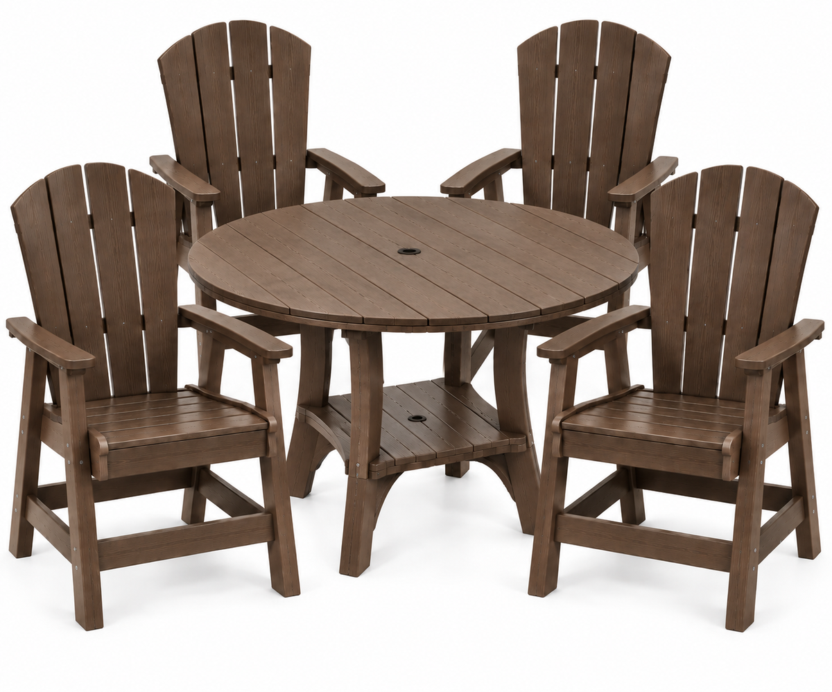 5-Piece Haven 43" Round Dining Set