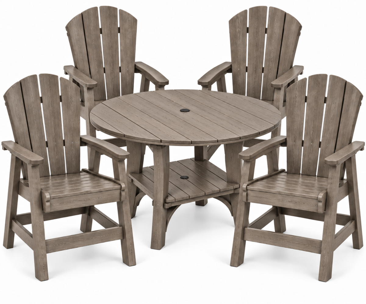 5-Piece Haven 43" Round Dining Set