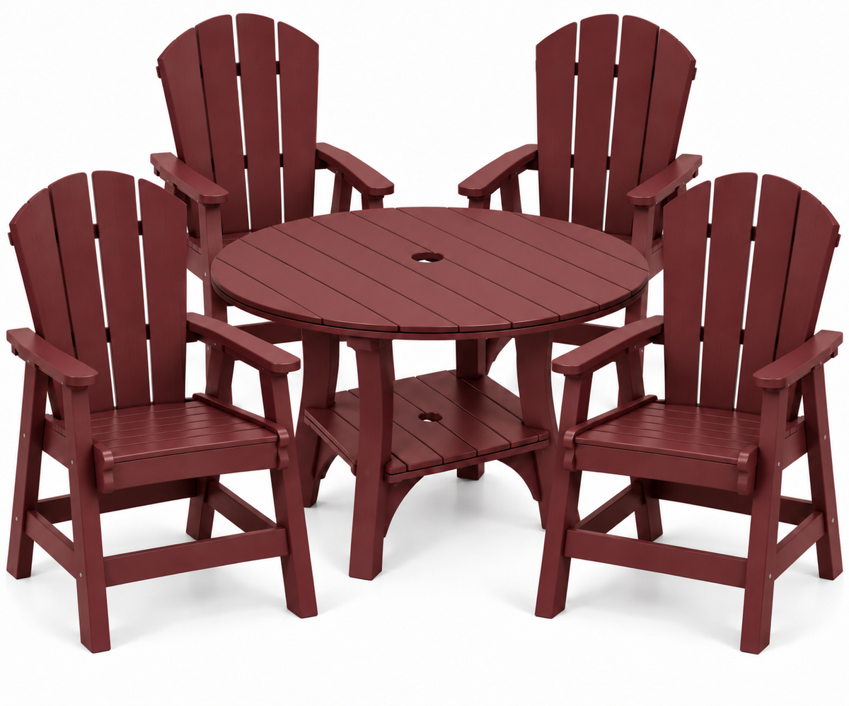 5-Piece Haven 43" Round Dining Set