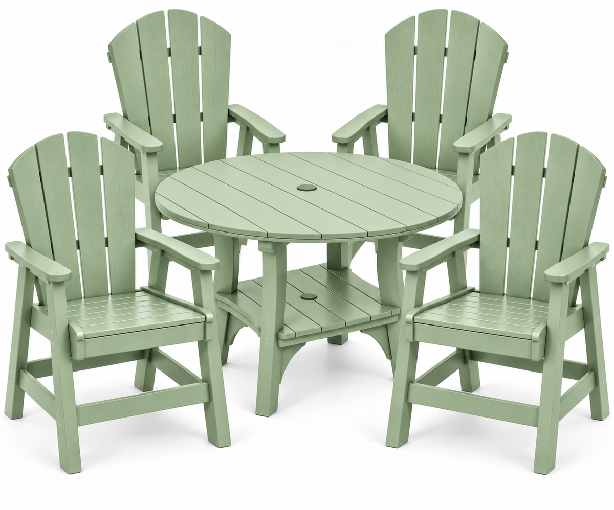 5-Piece Haven 43" Round Dining Set