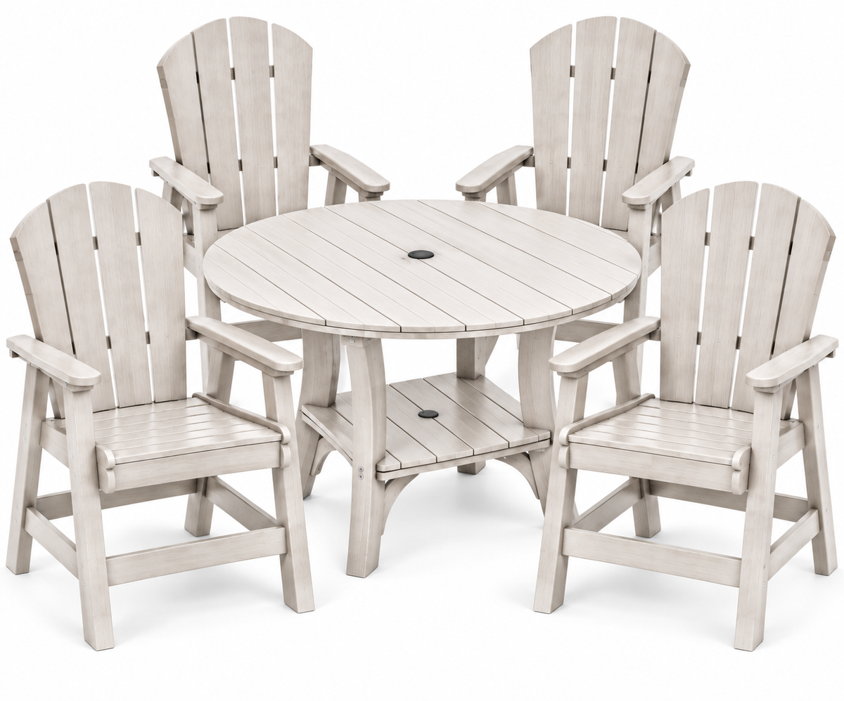 5-Piece Haven 43" Round Dining Set