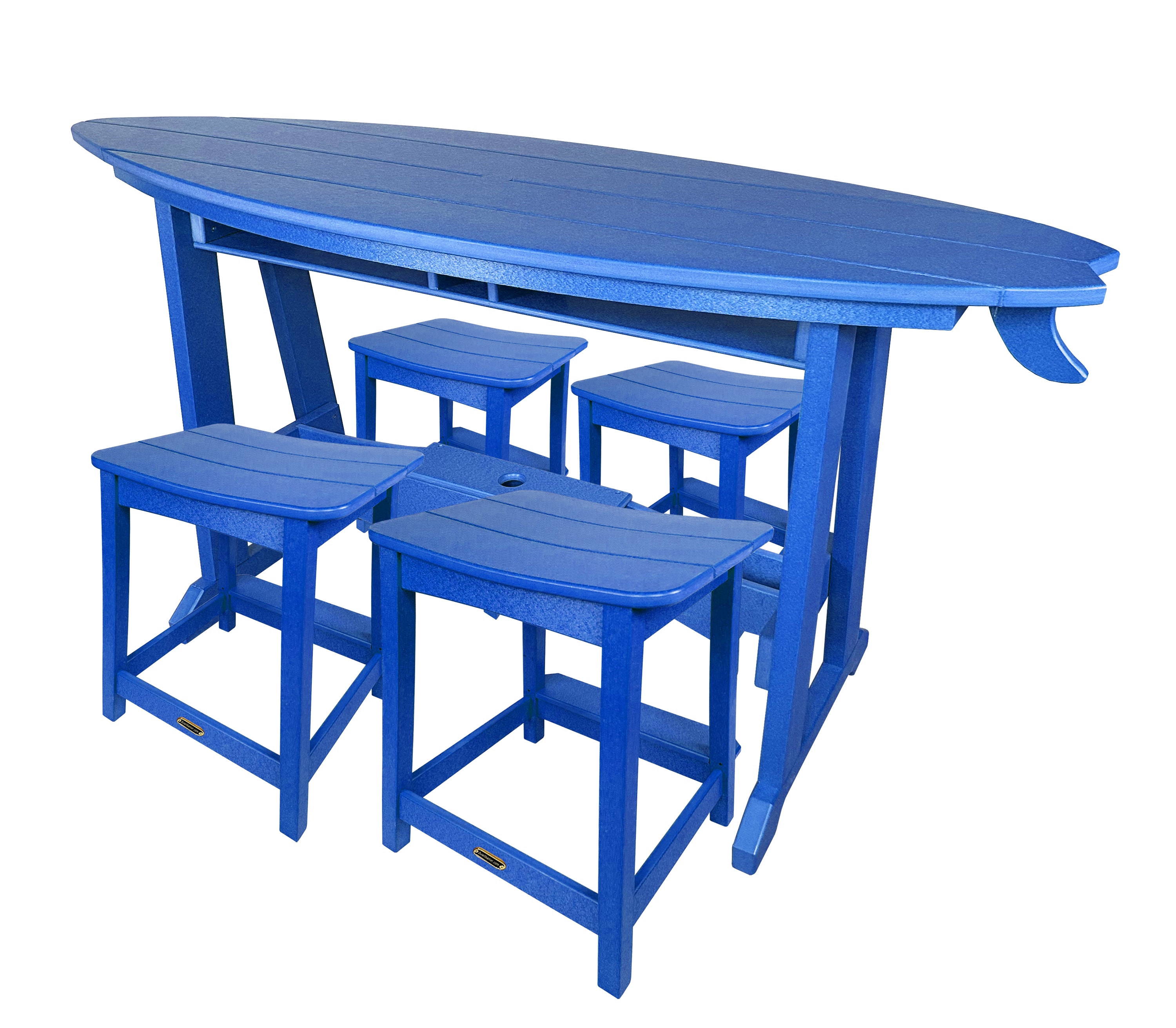 5-Piece Surf's Up Stool Set - New