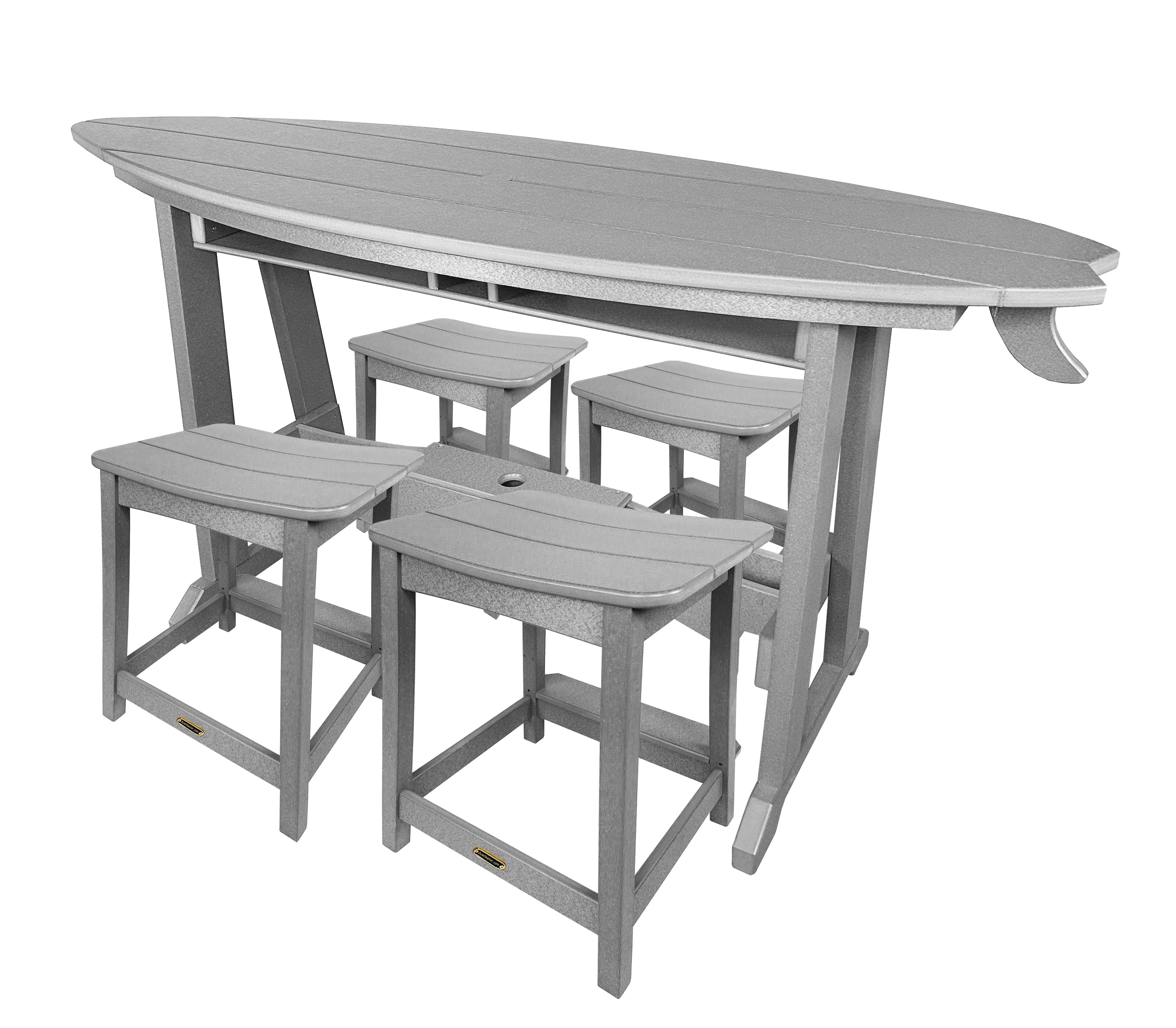 5-Piece Surf's Up Stool Set - New