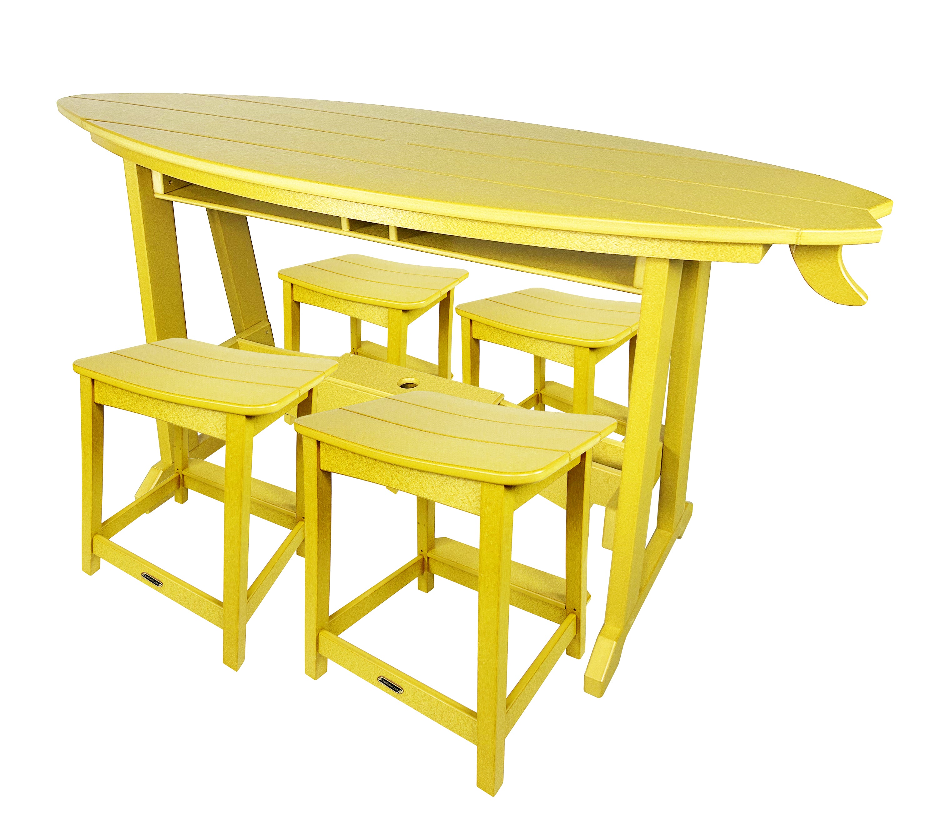 5-Piece Surf's Up Stool Set - New