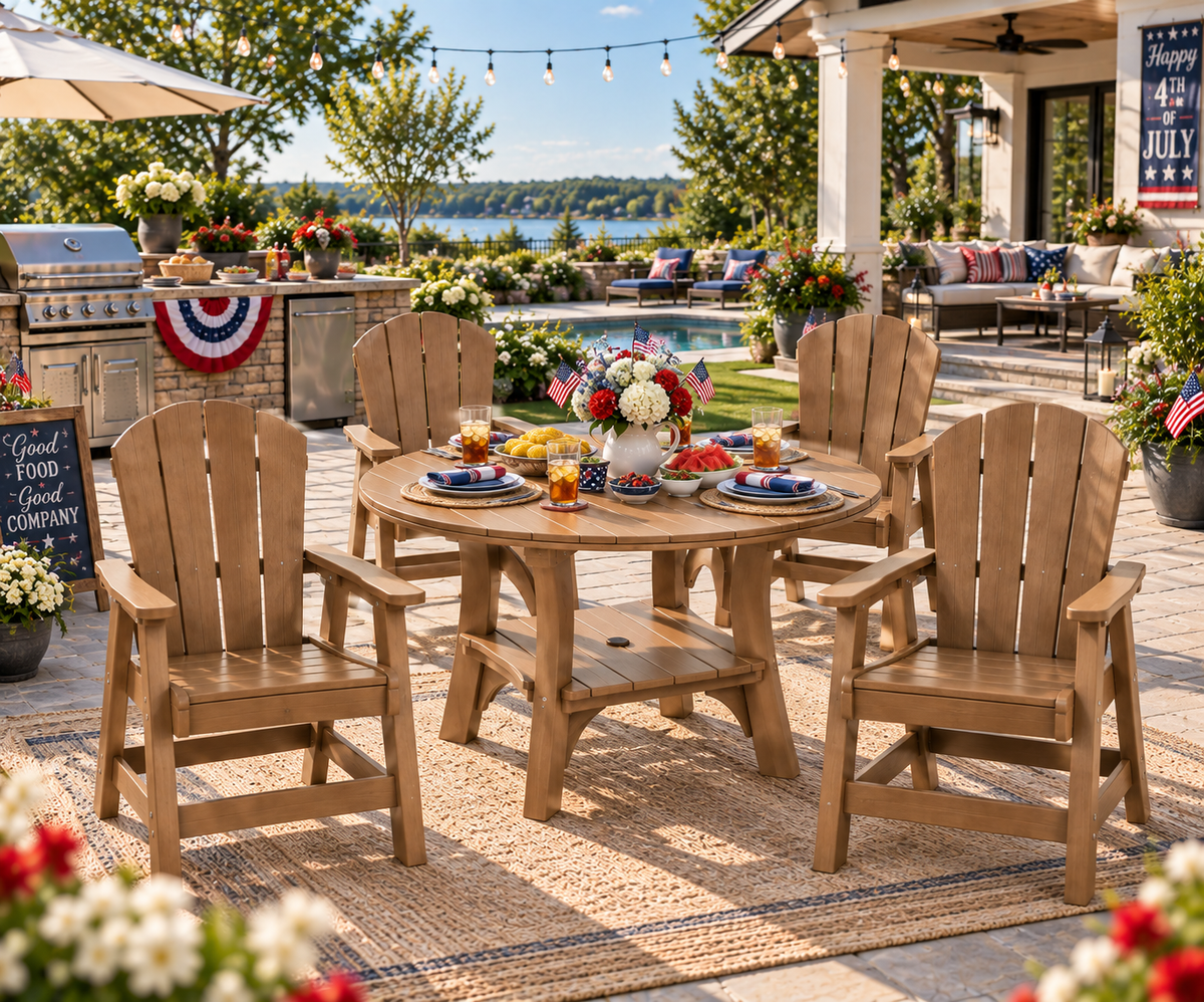 5-Piece Haven 43" Round Dining Set