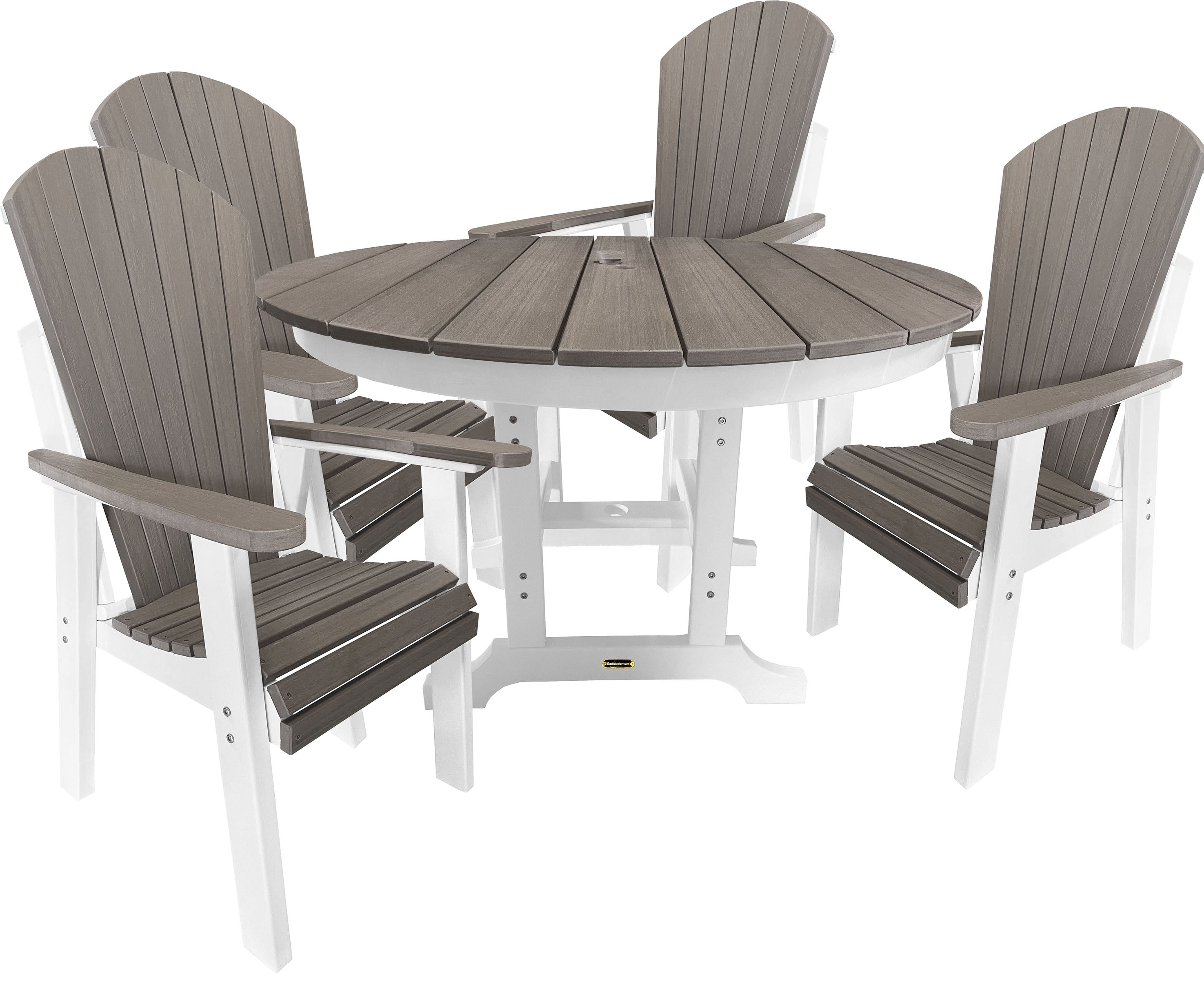 5-Piece Traditional Adirondack Dining Table Set