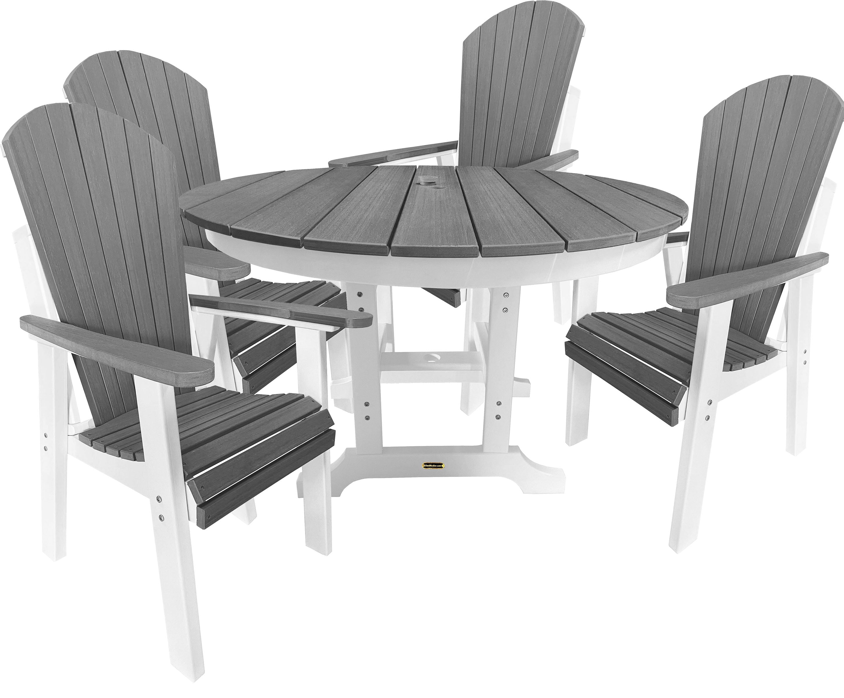 5-Piece Traditional Adirondack Dining Table Set