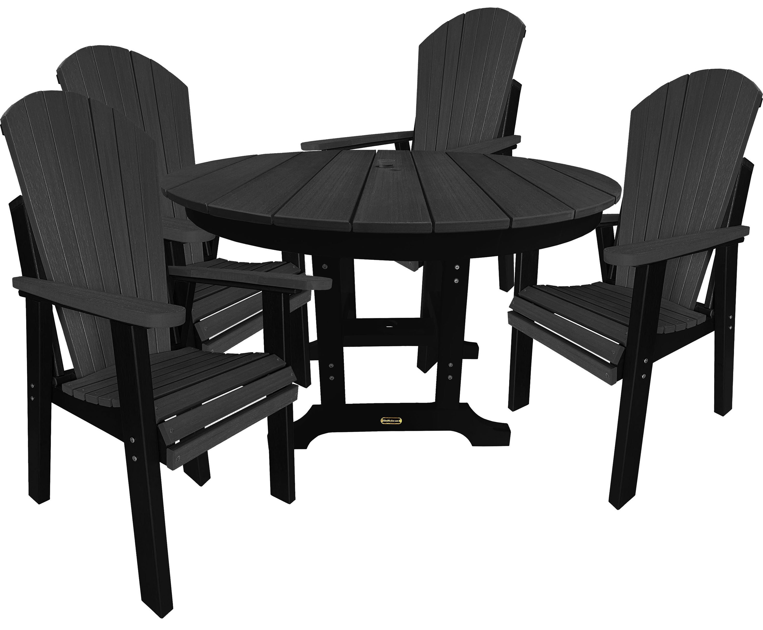 5-Piece Traditional Adirondack Dining Table Set