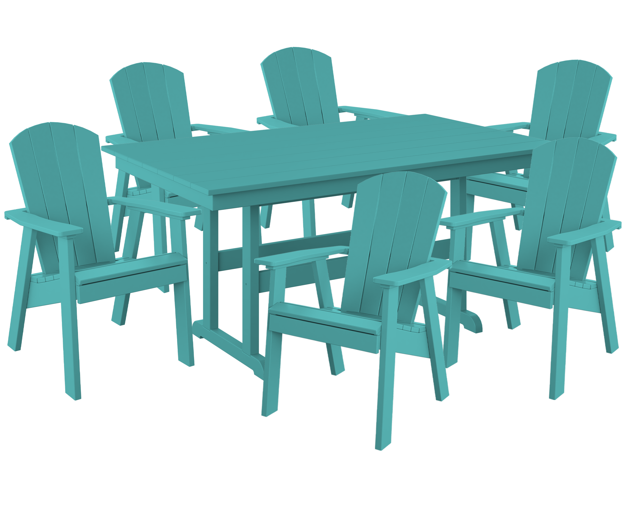 7-Piece Maybeck Adirondack Dining Set
