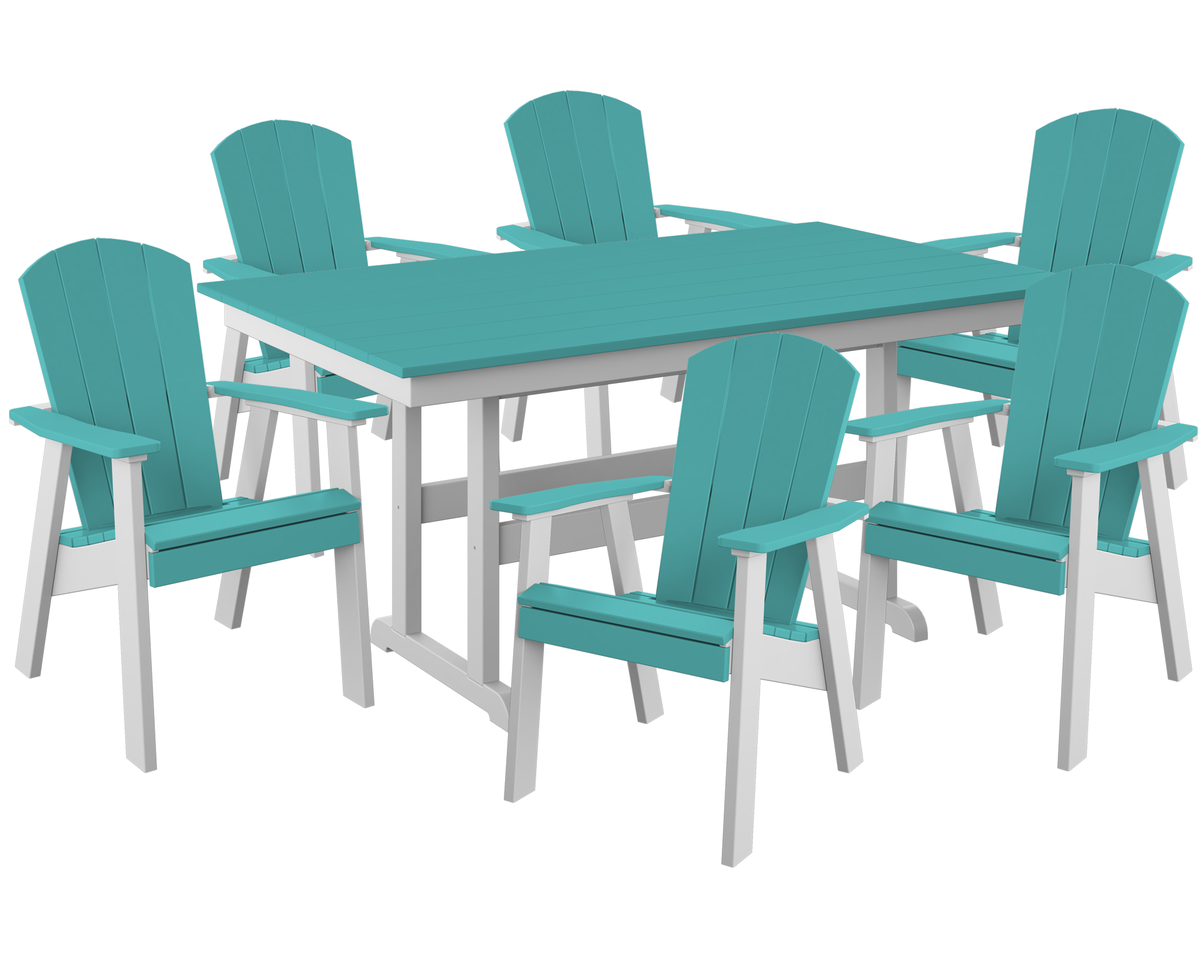 7-Piece Maybeck Adirondack Dining Set