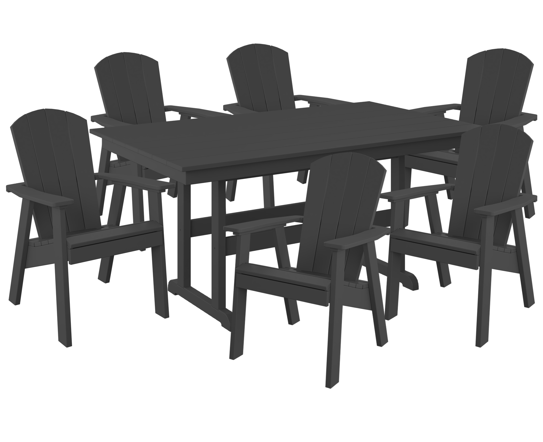 7-Piece Maybeck Adirondack Dining Set