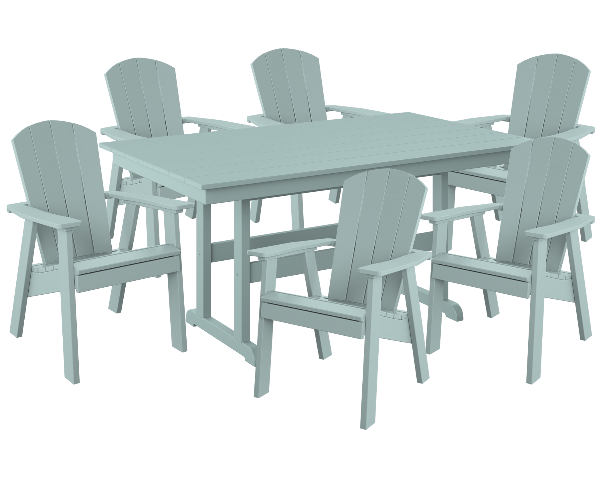 7-Piece Maybeck Adirondack Dining Set