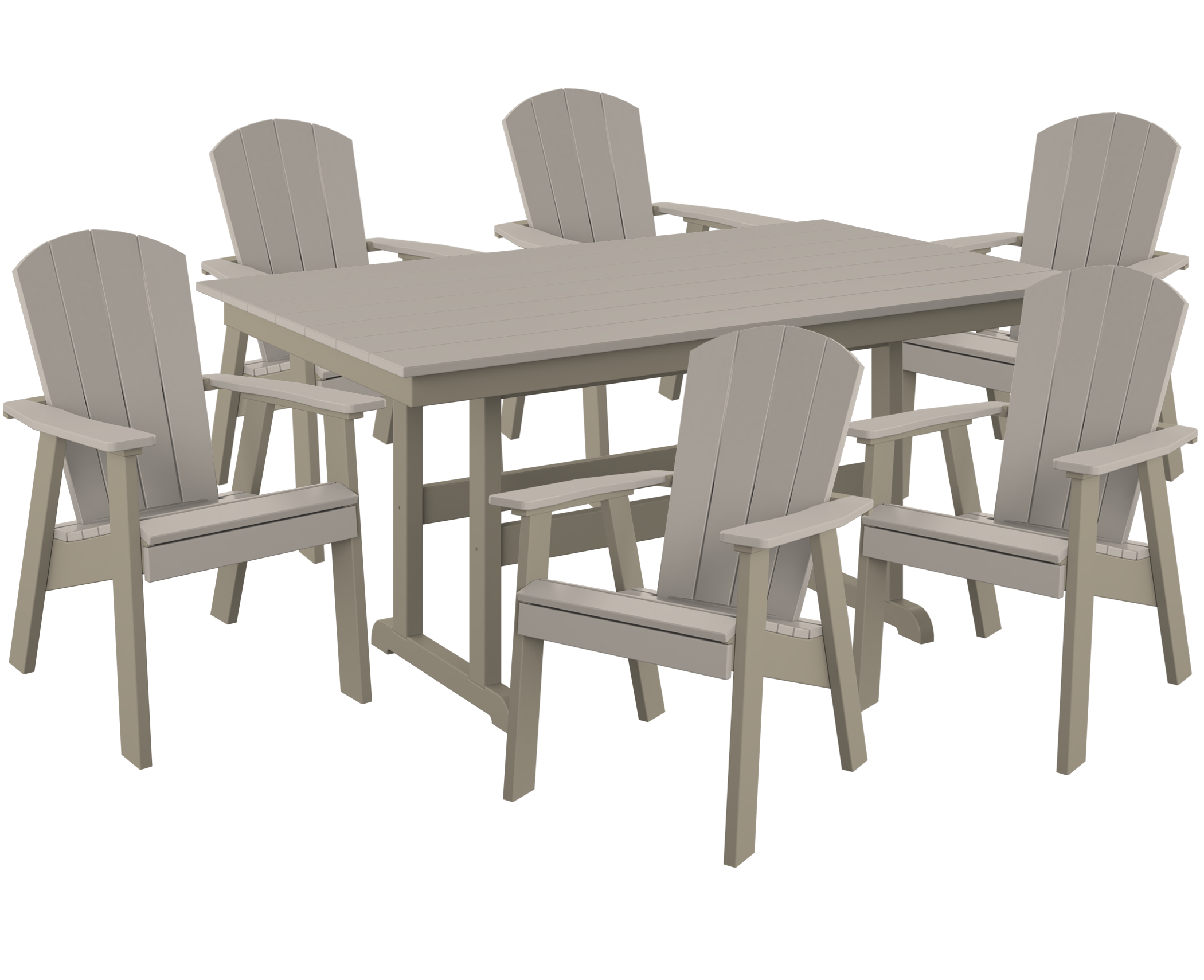 7-Piece Maybeck Adirondack Dining Set