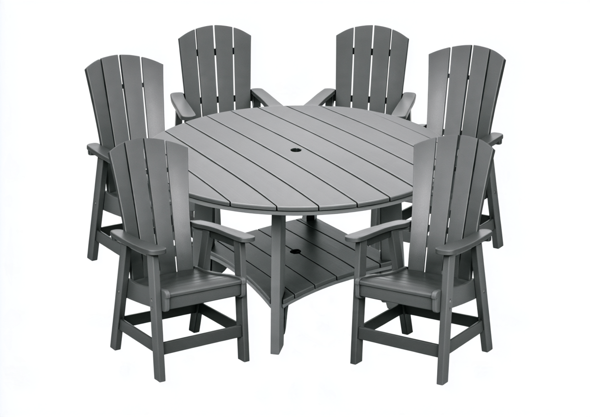 7-Piece Haven 60" Round Dining Set