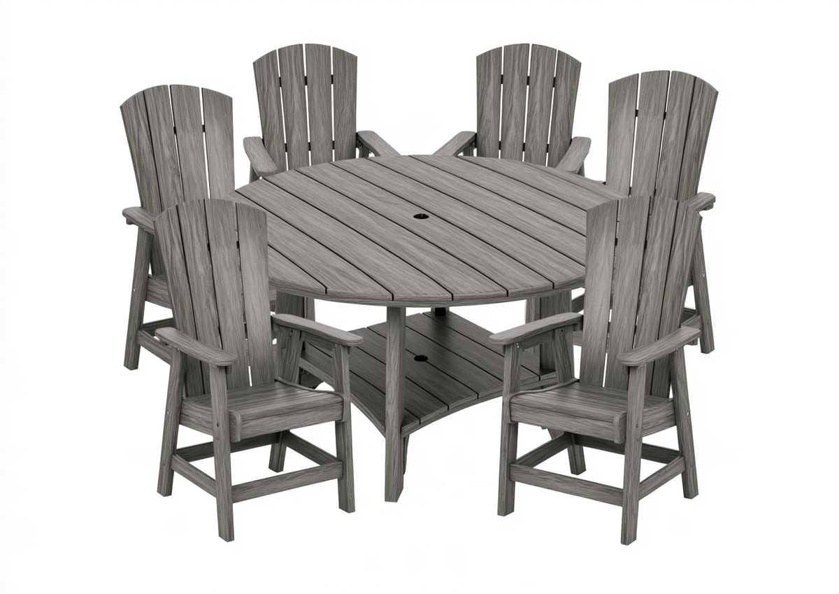 7-Piece Haven 60" Round Dining Set