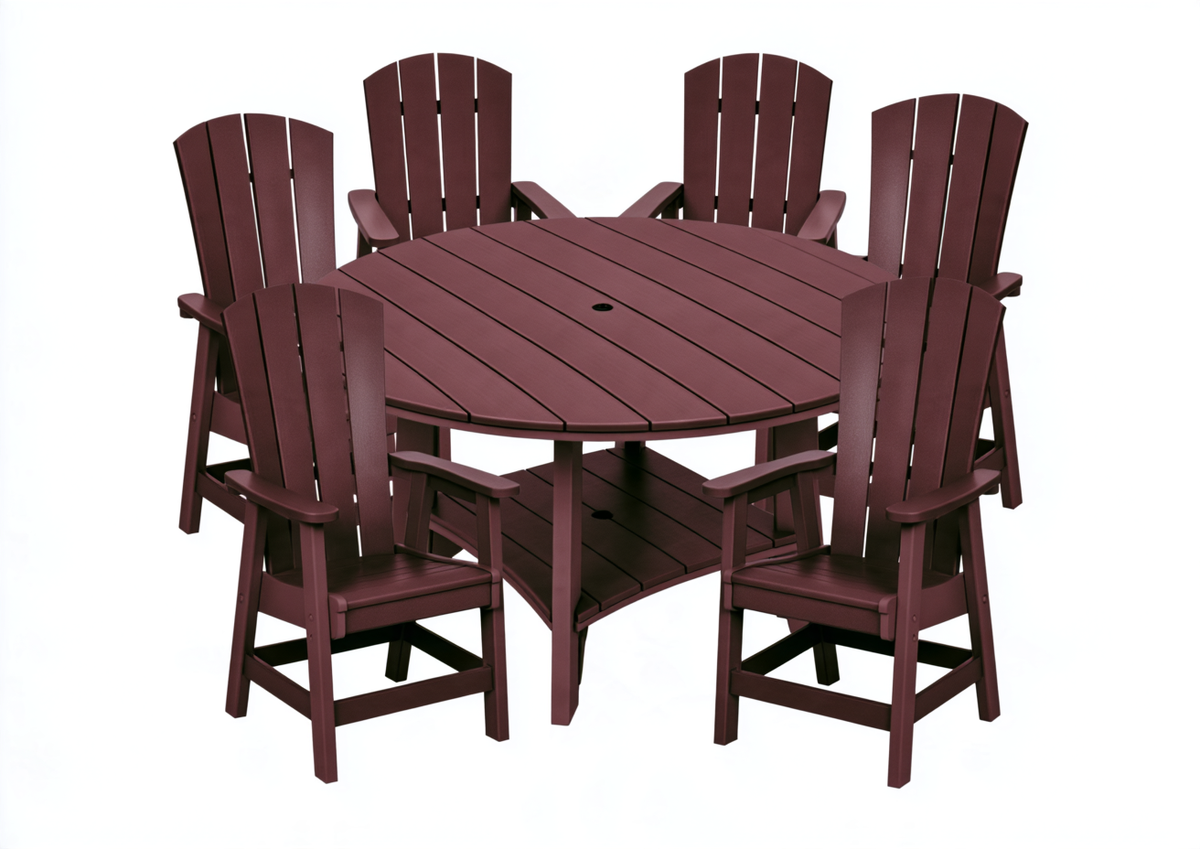 7-Piece Haven 60" Round Dining Set