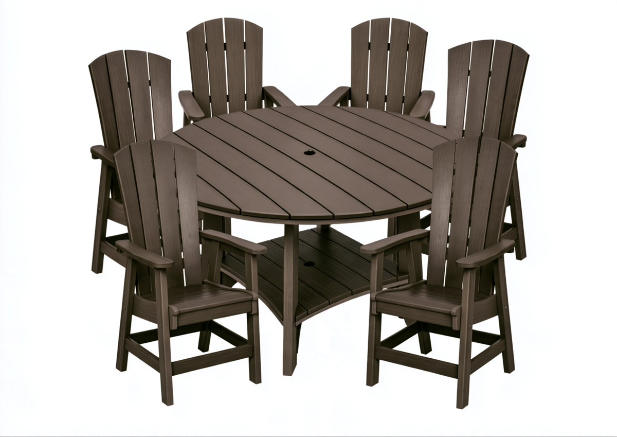 7-Piece Haven 60" Round Dining Set