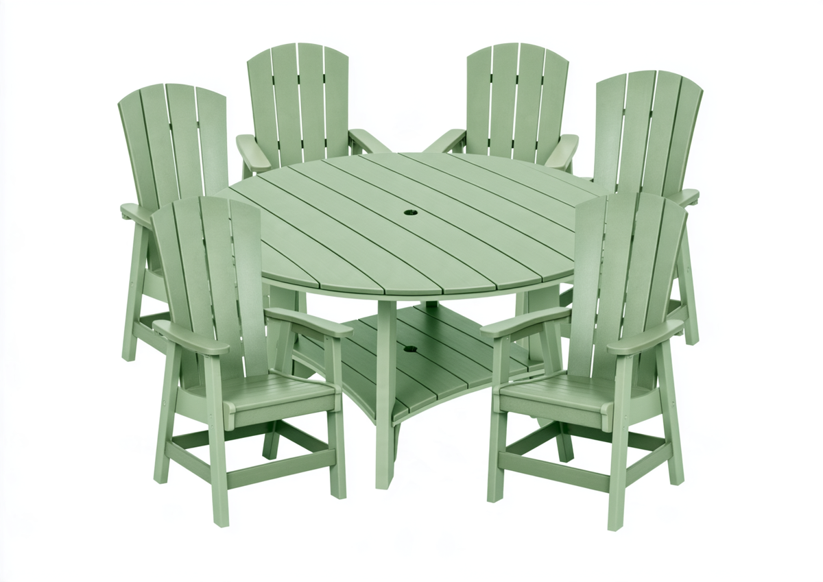 7-Piece Haven 60" Round Dining Set