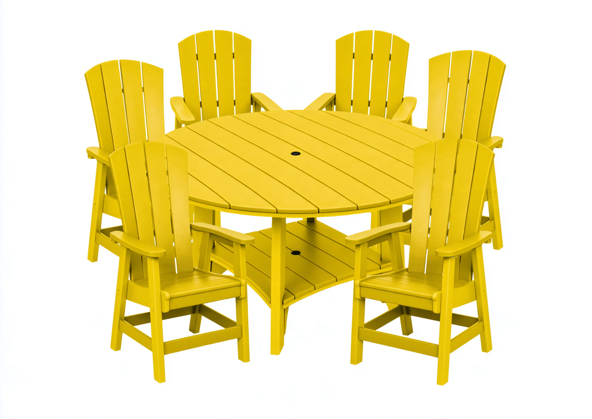 7-Piece Haven 60" Round Dining Set