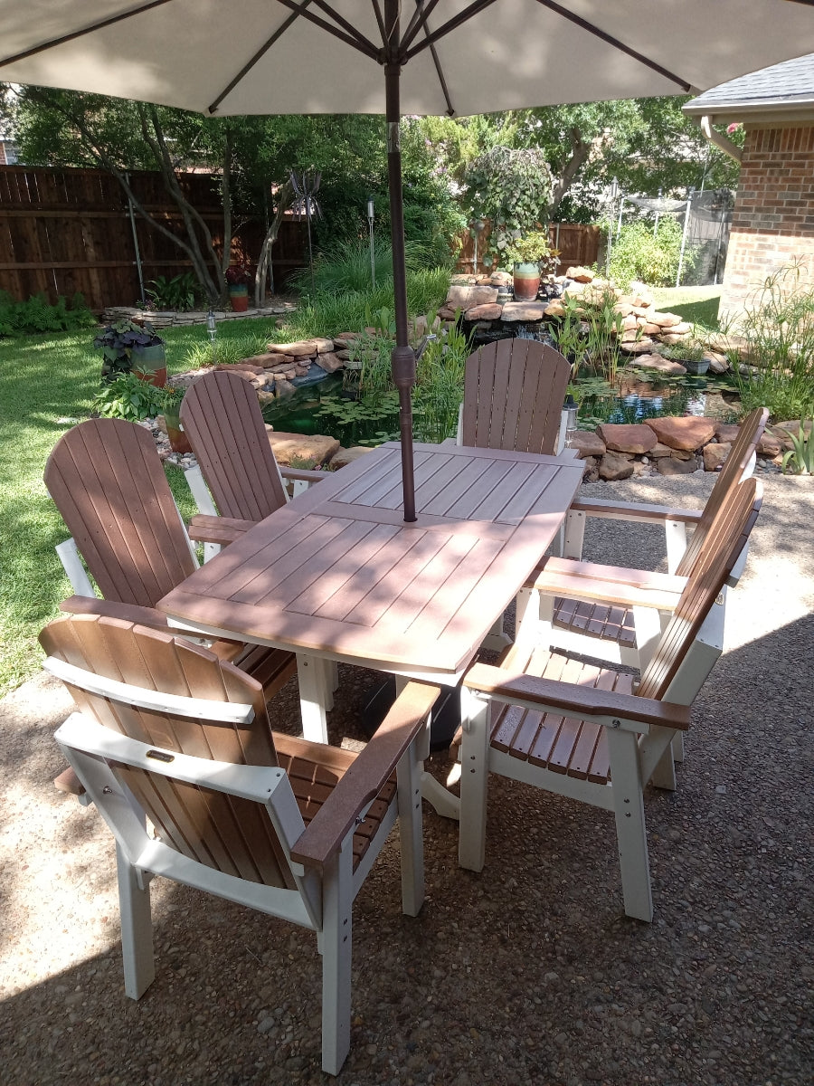 7-Piece Lakeside Adirondack Dining Set