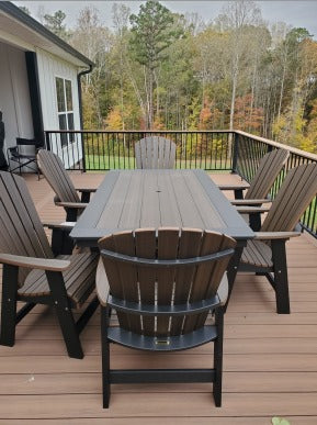 7-Piece Oceanview Adirondack Dining Set - Fully Assembled