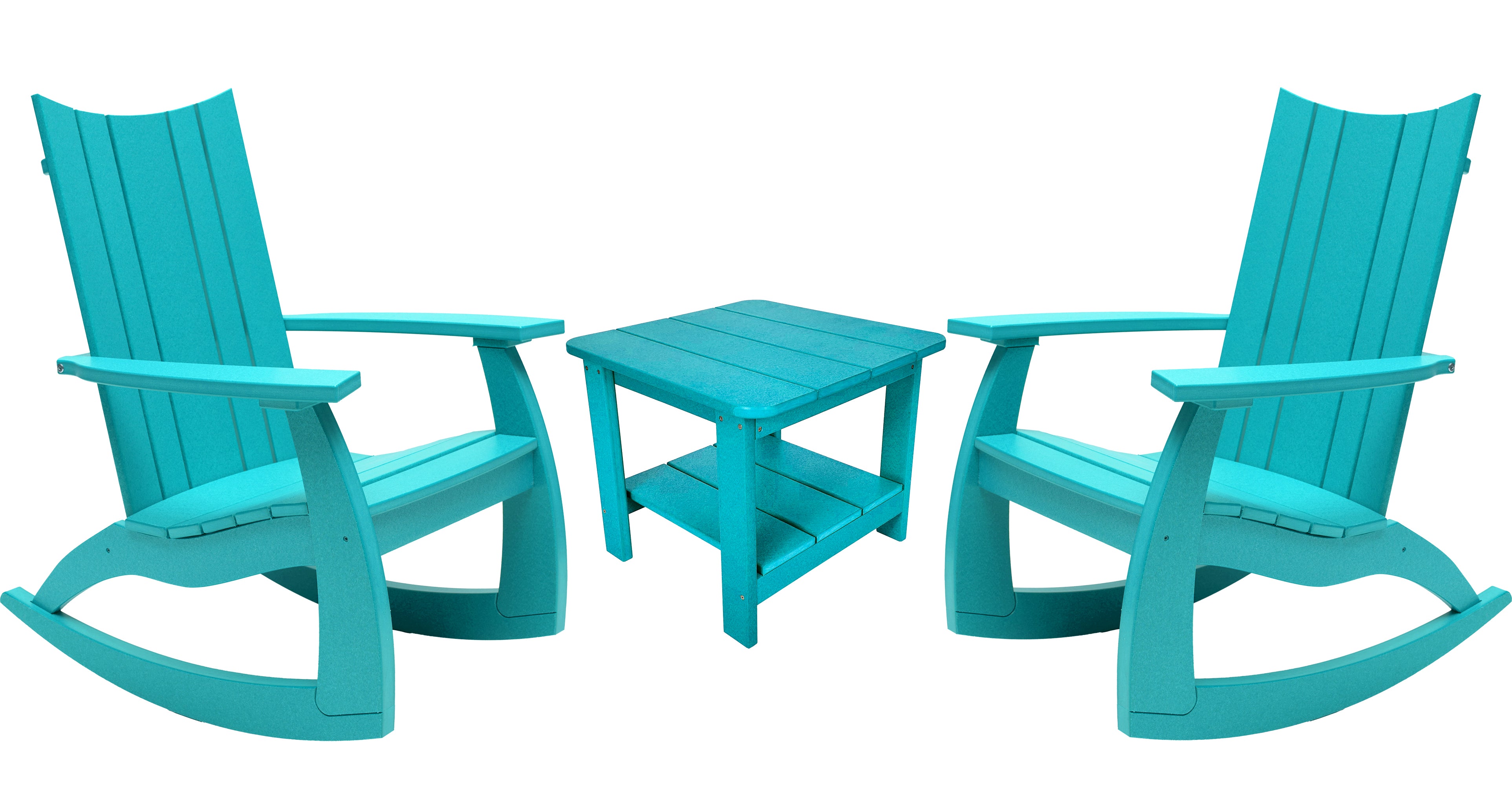 3-Piece Edge Modern Porch Rocker Set