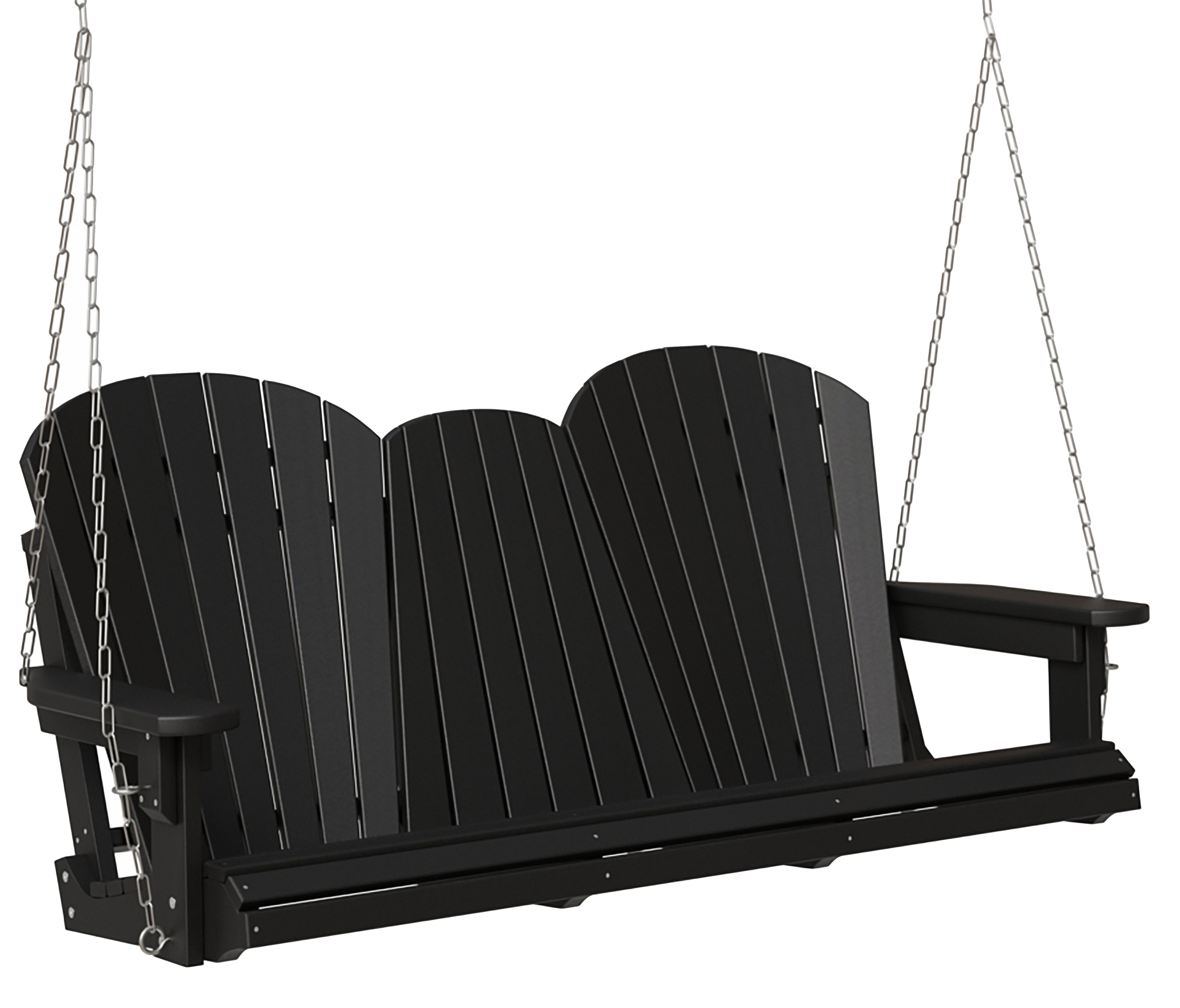 5'ft Porch Swing With Flip Down Tray - New