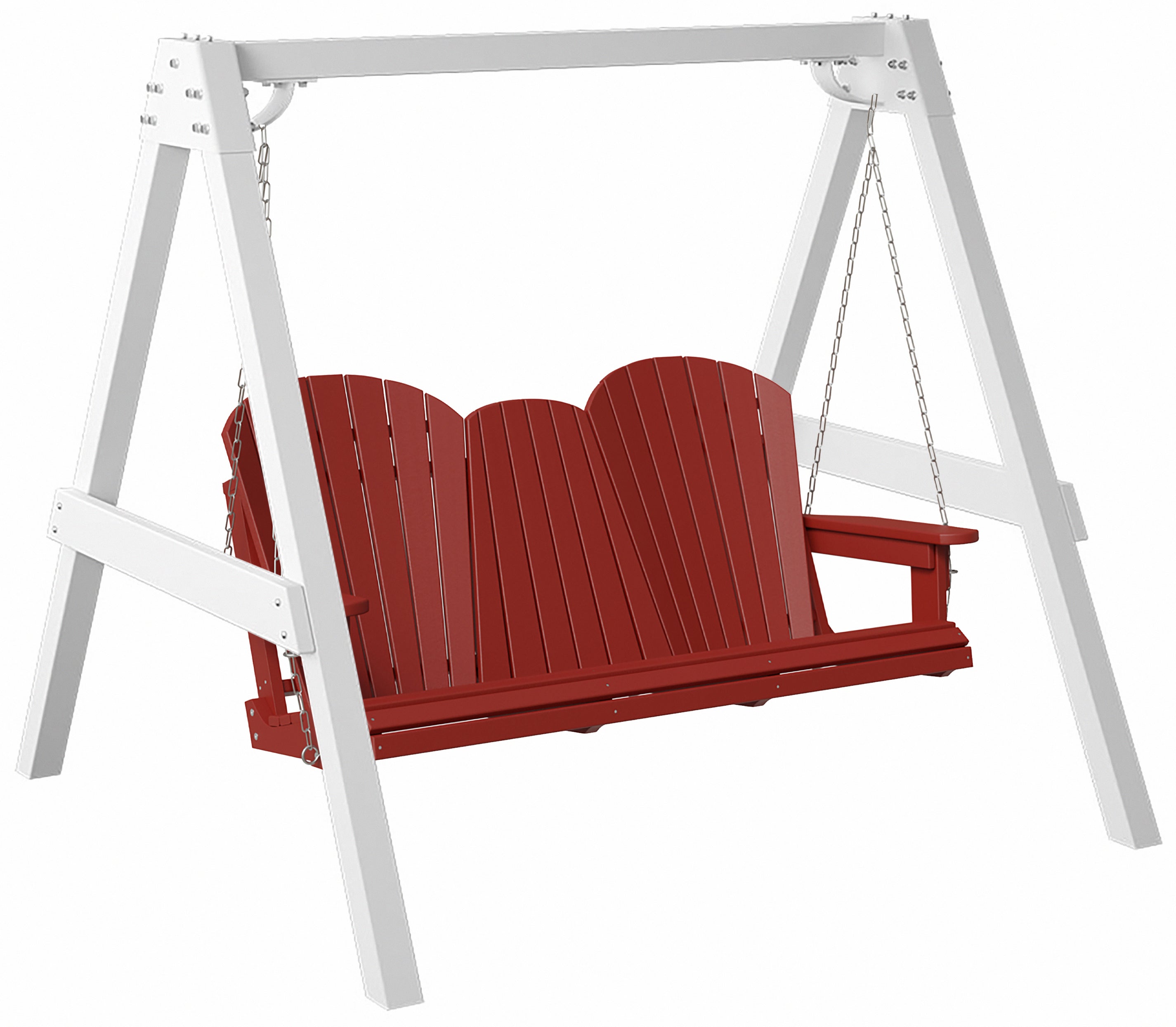 5'ft Porch Swing With Flip Down Tray & Arbor - New